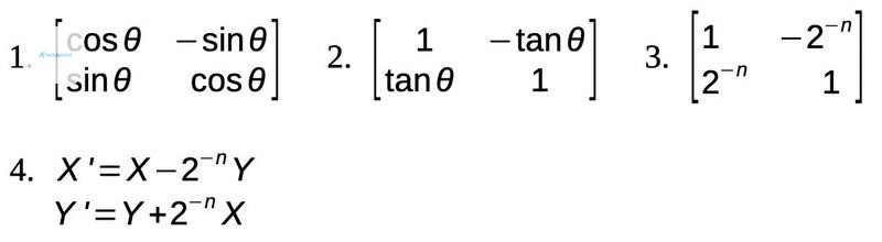 Simplifying the rotation matrix.
