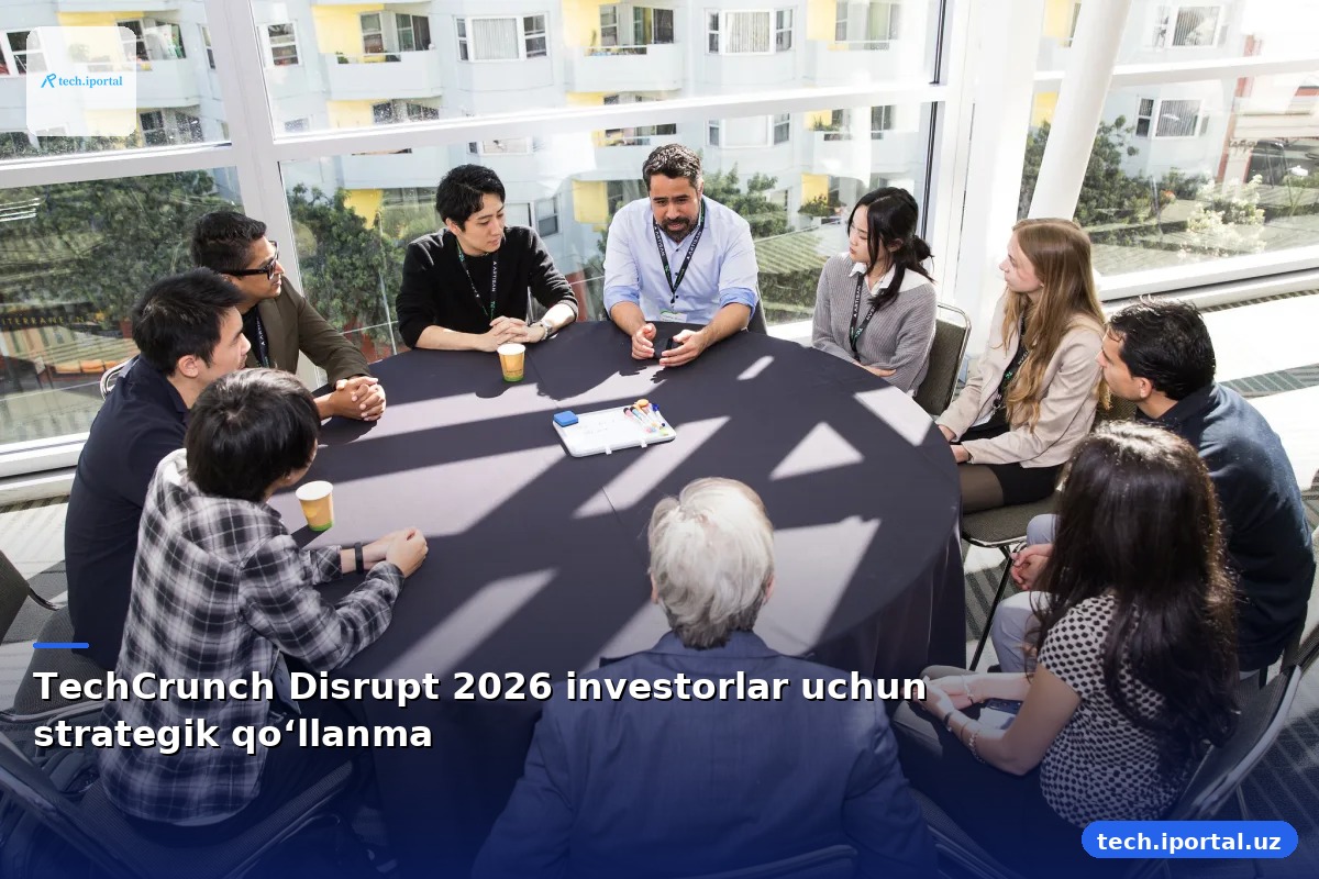 TechCrunch Disrupt 2026 investorlar uchun strategik qo‘llanma