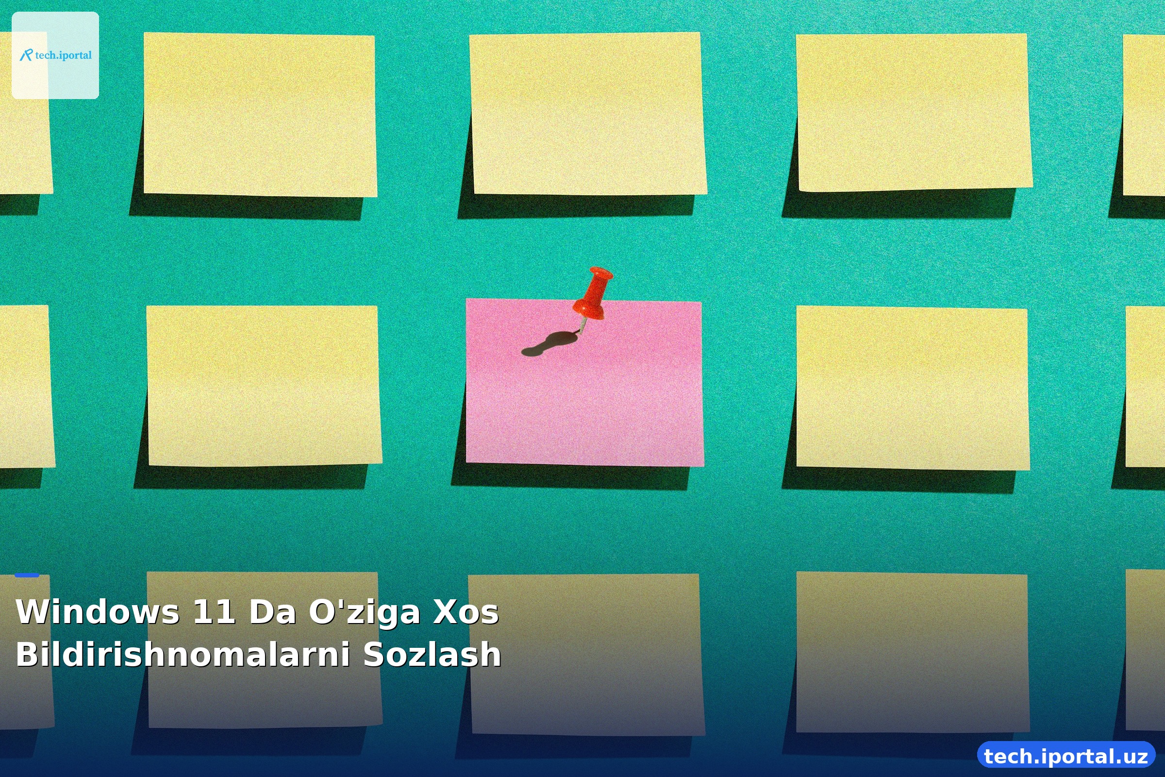 Windows 11 Da O'ziga Xos Bildirishnomalarni Sozlash
