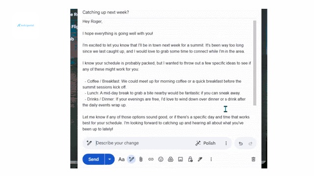 New refinement capabilities allow custom editing with Help me write in Gmail 5478