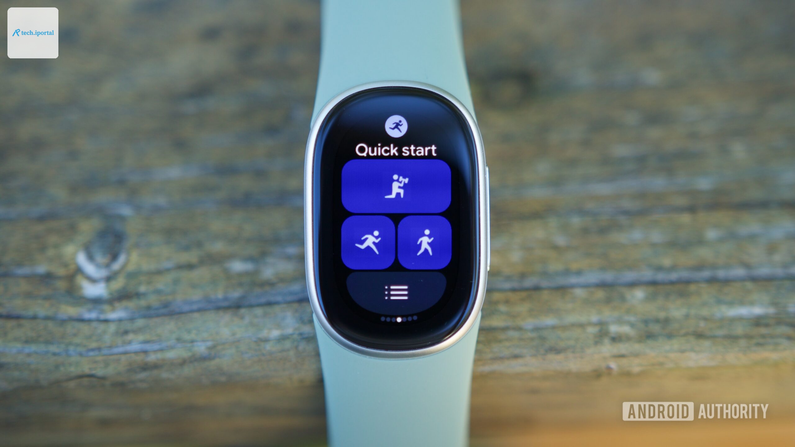 Exercise tile on the Fitbit Edge.