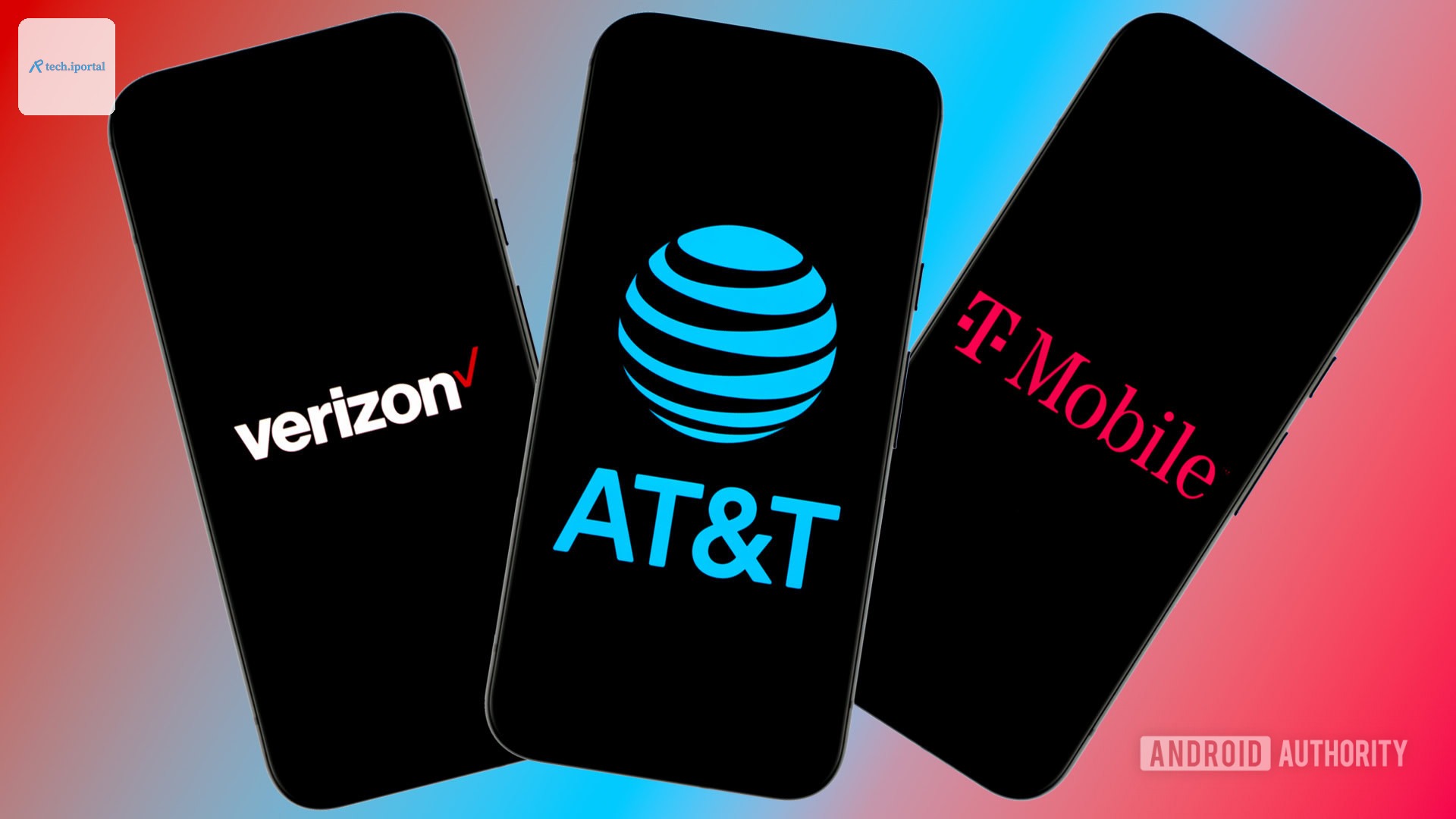 Stock photo of major US carriers Verizon Wireless, AT&amp;T, and T Mobile (7)