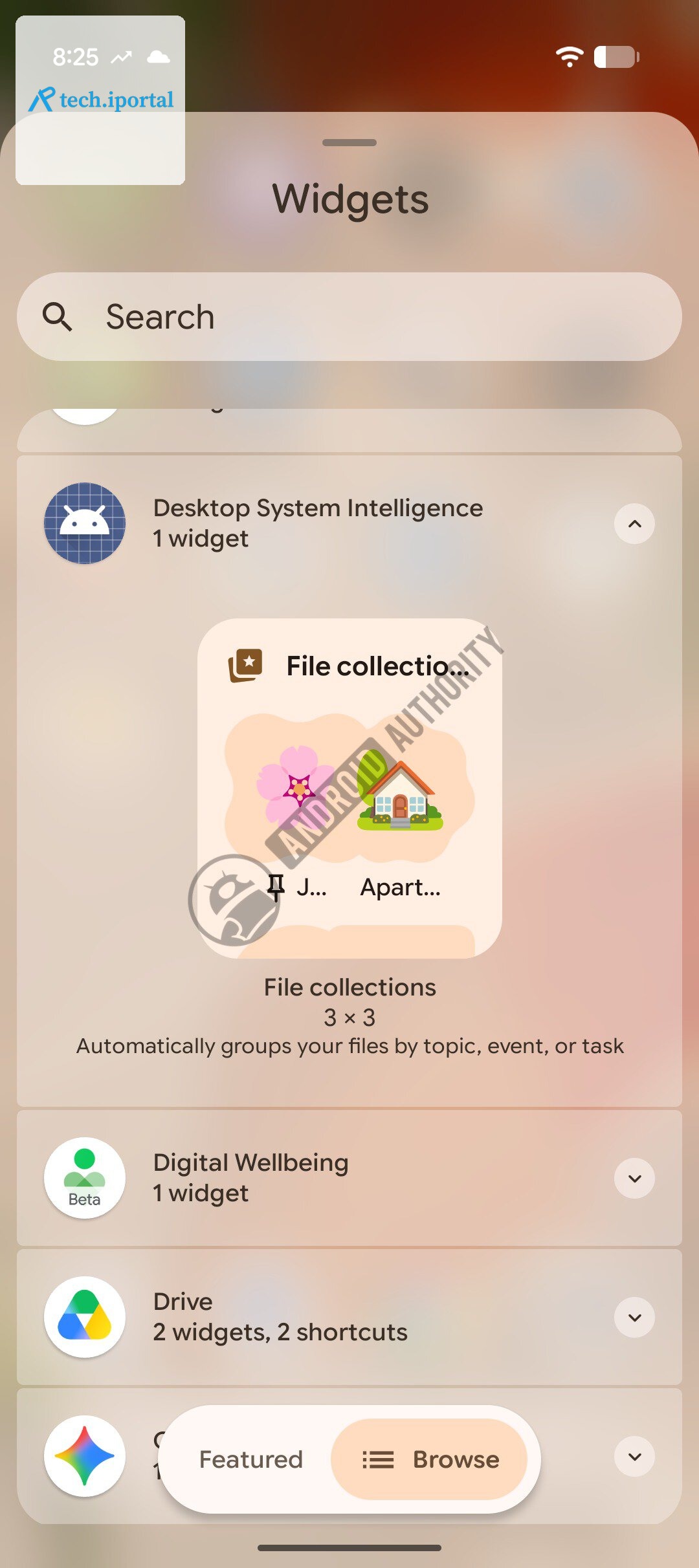 Googlebook Device Intelligence file collection Widget watermarked