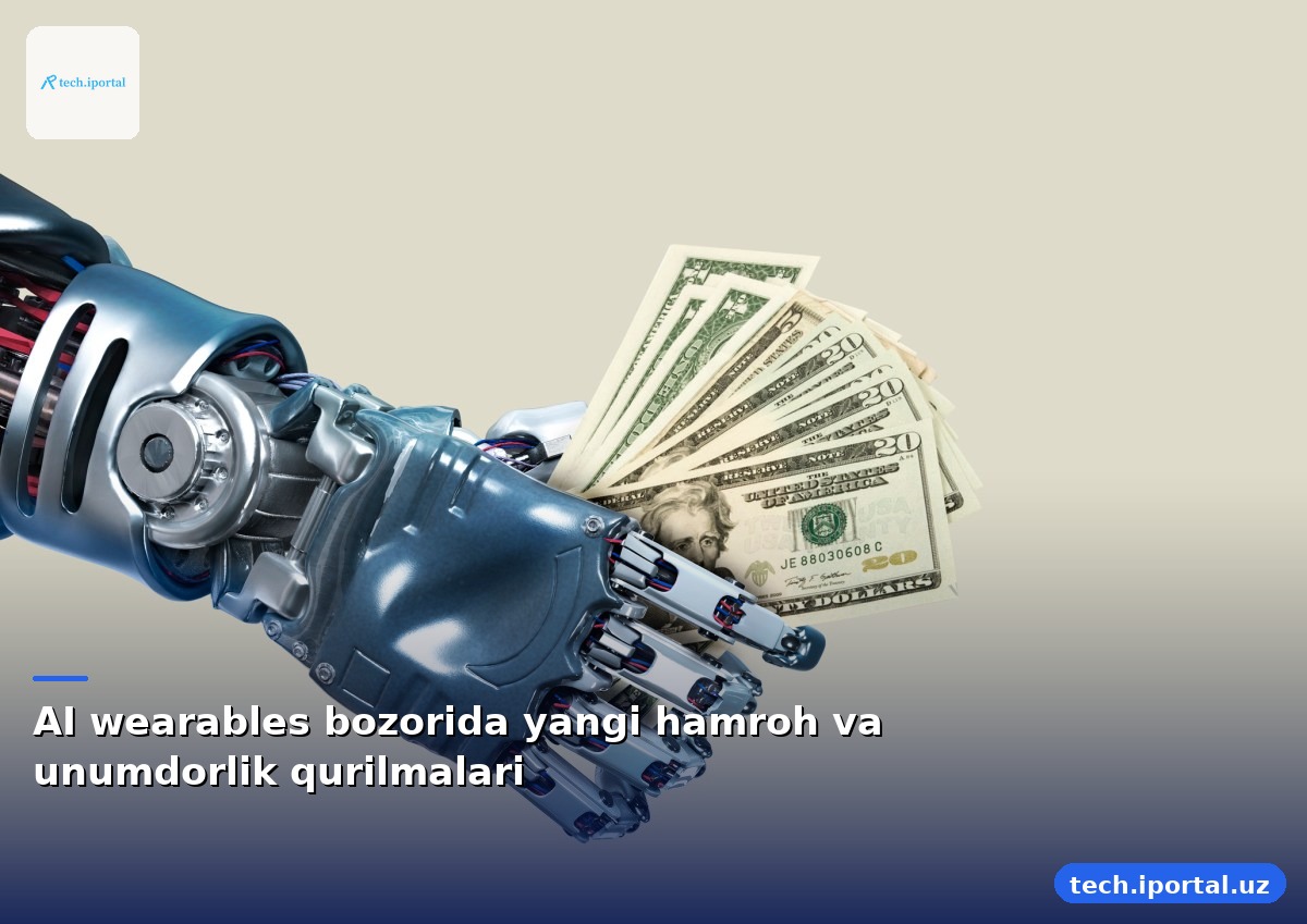AI wearables bozorida yangi hamroh va unumdorlik qurilmalari