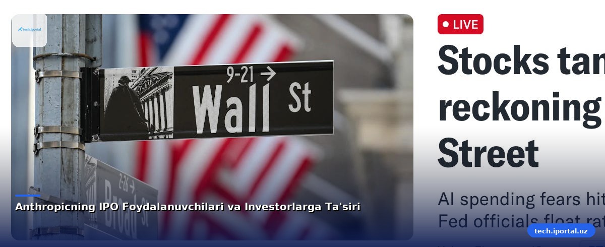 Anthropicning IPO Foydalanuvchilari va Investorlarga Ta'siri