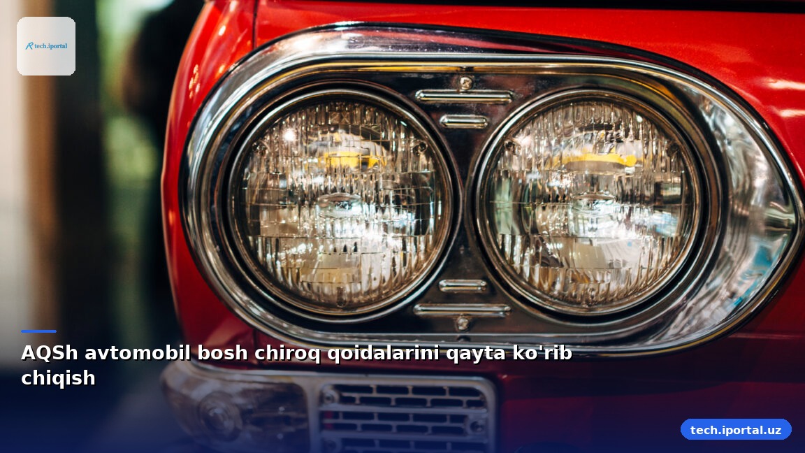 AQSh avtomobil bosh chiroq qoidalarini qayta ko'rib chiqish
