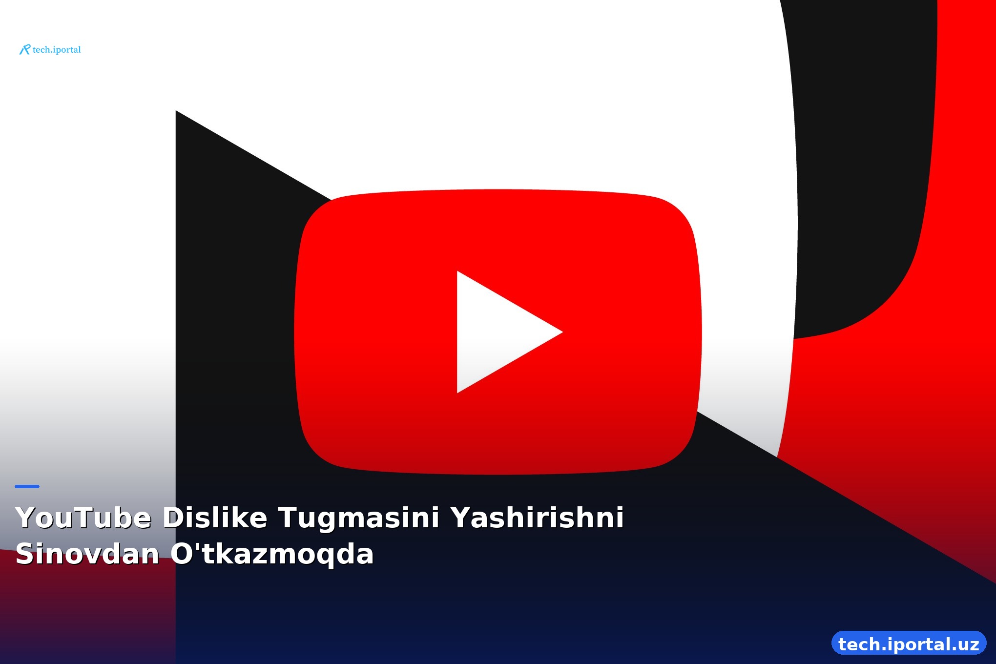 YouTube Dislike Tugmasini Yashirishni Sinovdan O'tkazmoqda