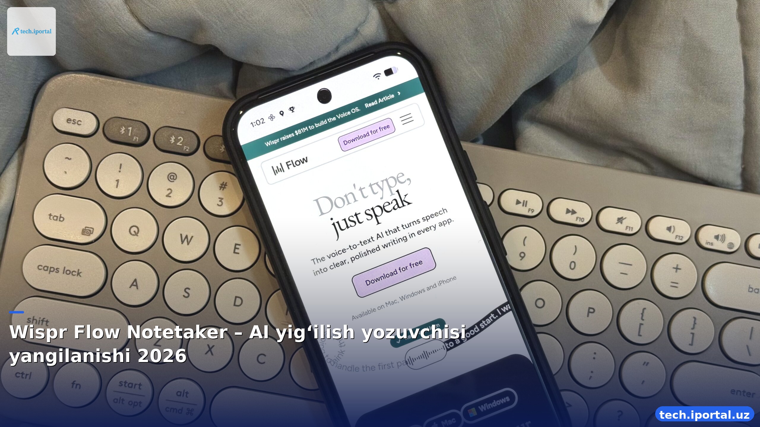Wispr Flow Notetaker – AI yig‘ilish yozuvchisi yangilanishi 2026