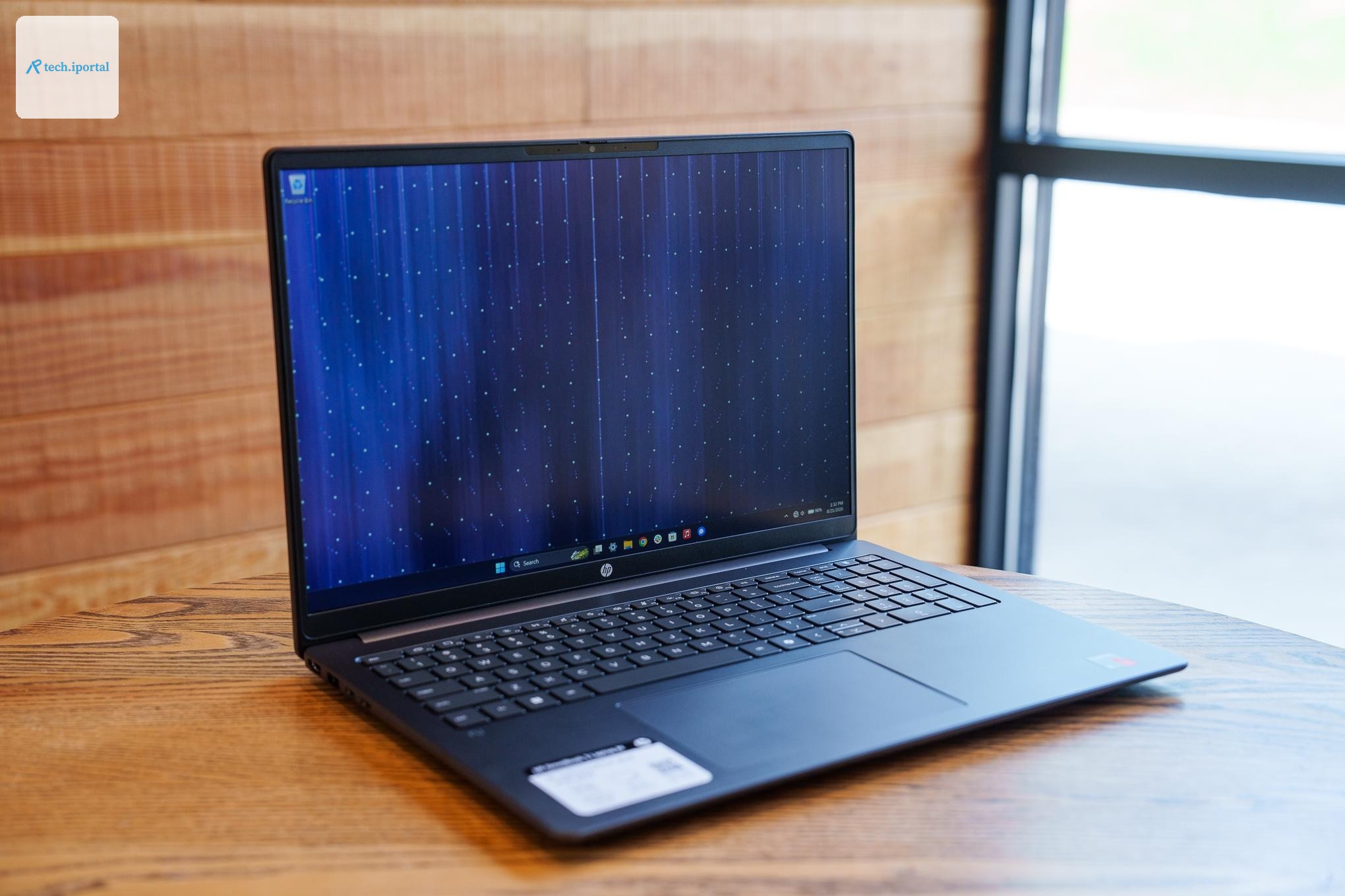 <em>The screen is bright enough to use it near a big window, but outside it’s difficult to see even in the shade.</em>