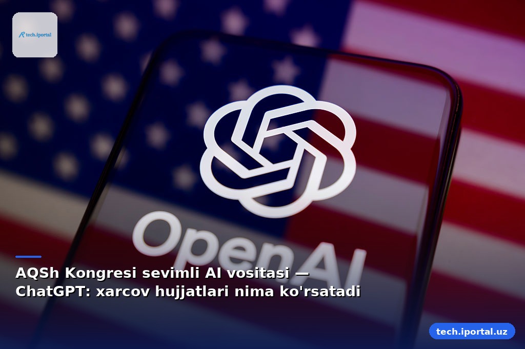 AQSh Kongresi sevimli AI vositasi — ChatGPT: xarcov hujjatlari nima ko'rsatadi
