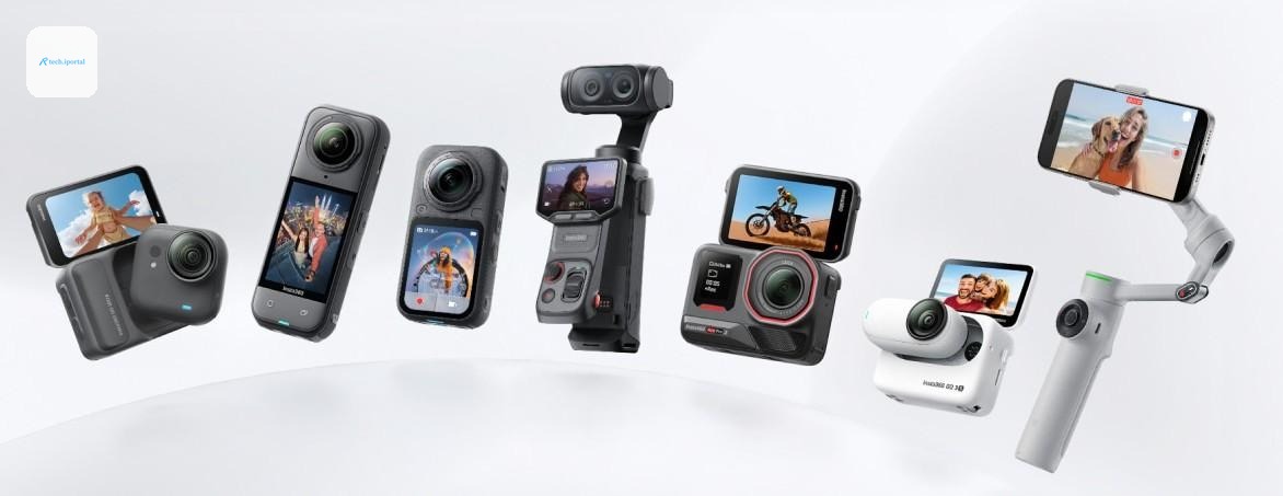 Insta360’s current camera lineup, not counting its drone and professional VR rigs.