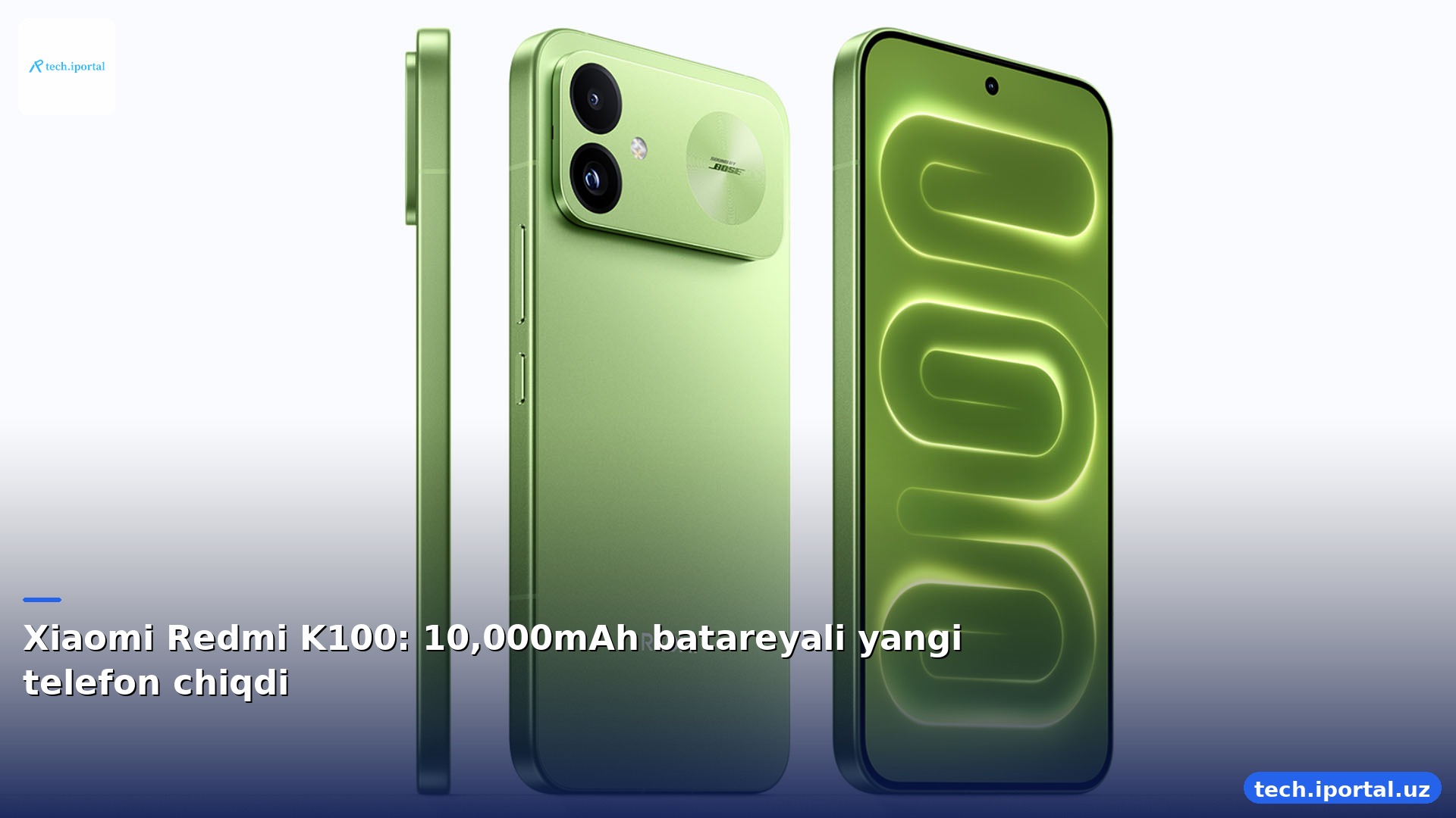 Xiaomi Redmi K100: 10,000mAh batareyali yangi telefon chiqdi