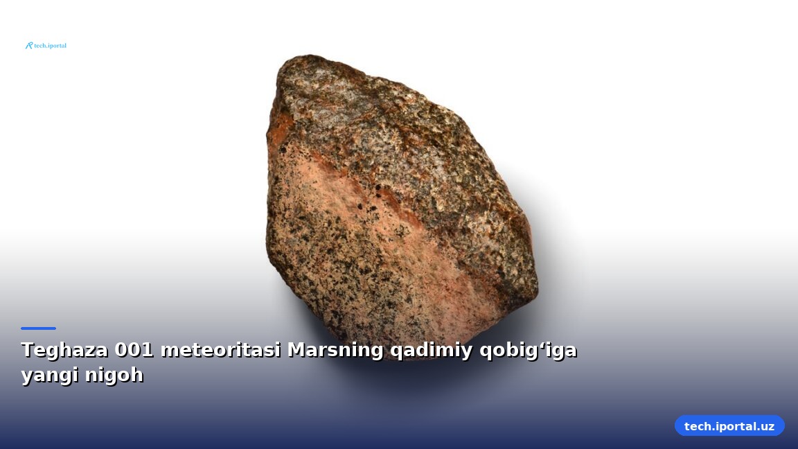 Teghaza 001 meteoritasi Marsning qadimiy qobig‘iga yangi nigoh