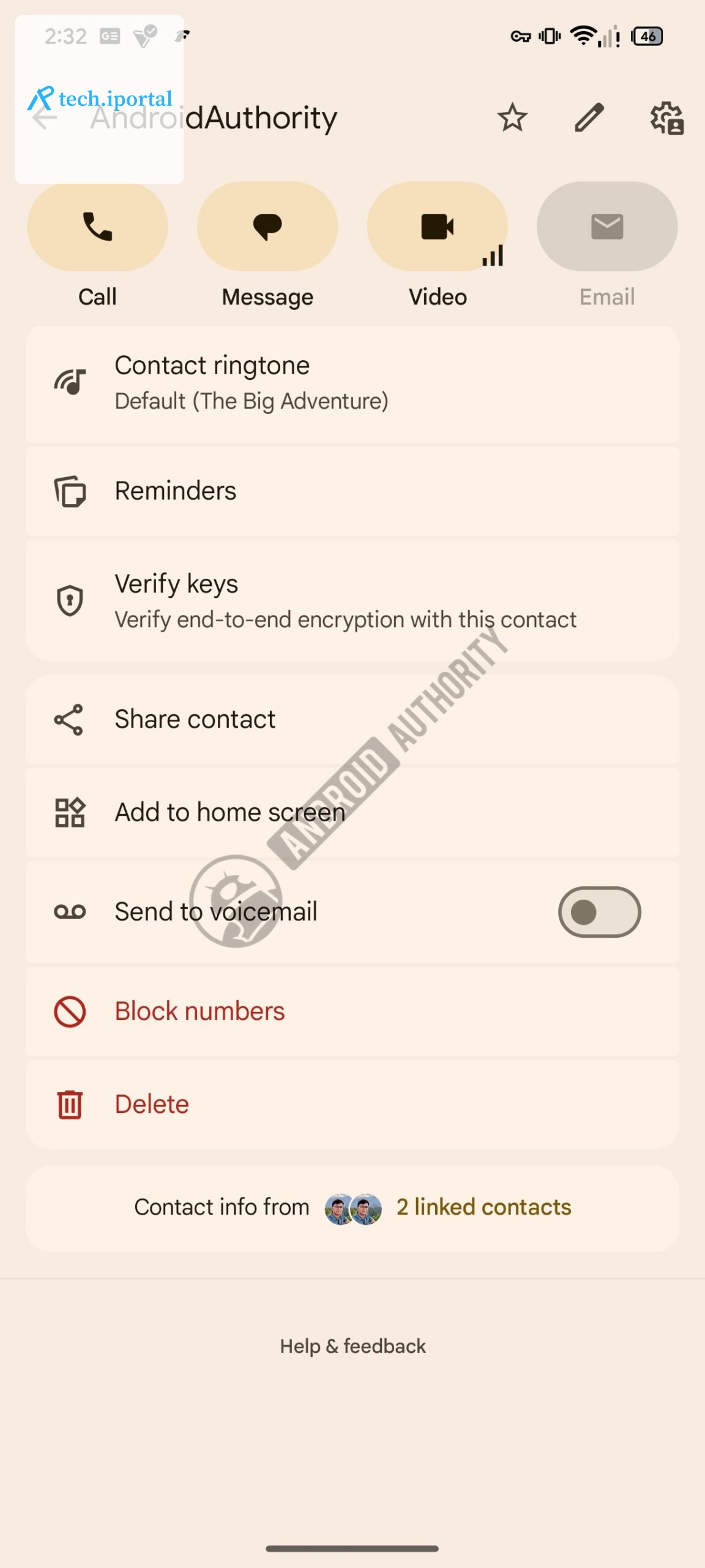 Google Contacts Calling Cards vcf 1