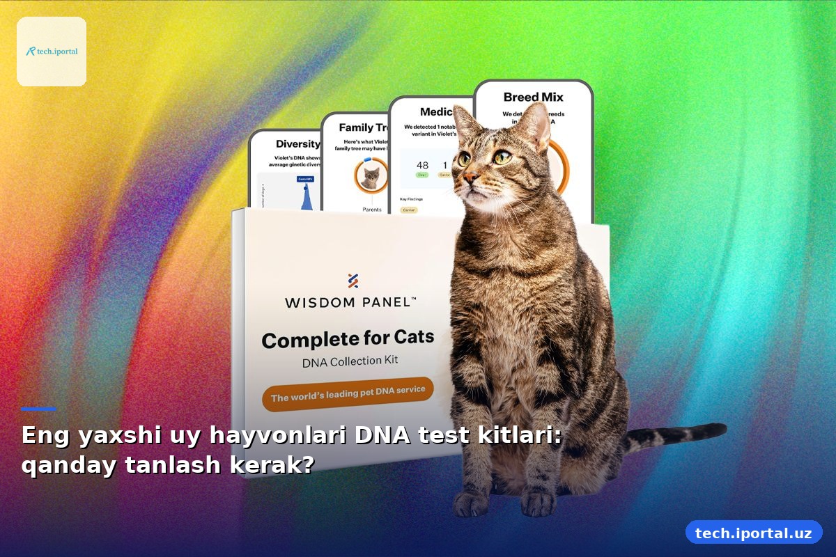 Eng yaxshi uy hayvonlari DNA test kitlari: qanday tanlash kerak?