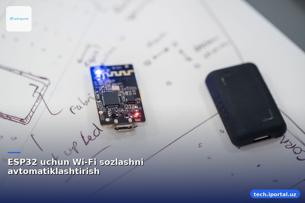 ESP32 uchun Wi-Fi sozlashni avtomatiklashtirish