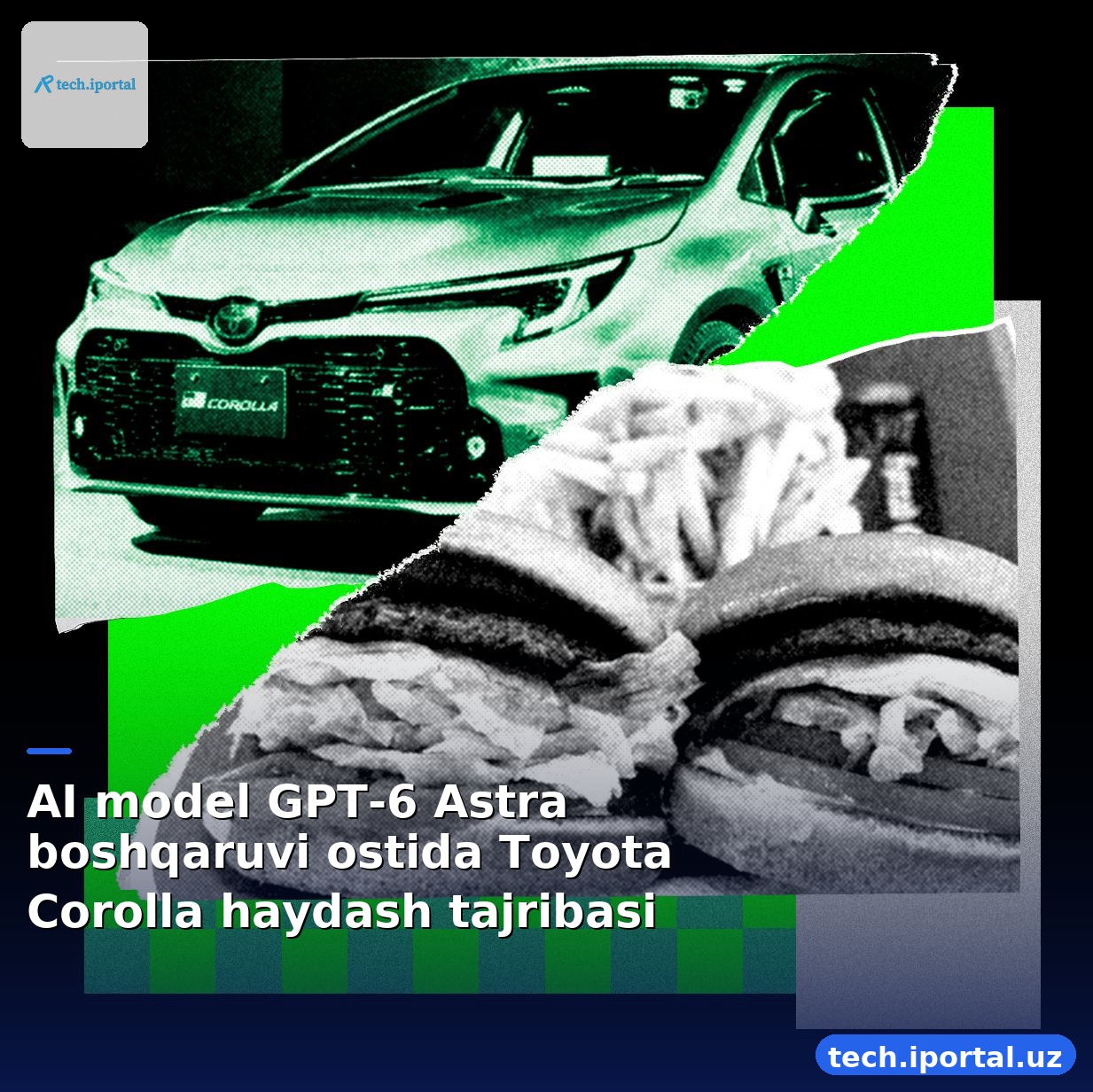 AI model GPT-6 Astra boshqaruvi ostida Toyota Corolla haydash tajribasi