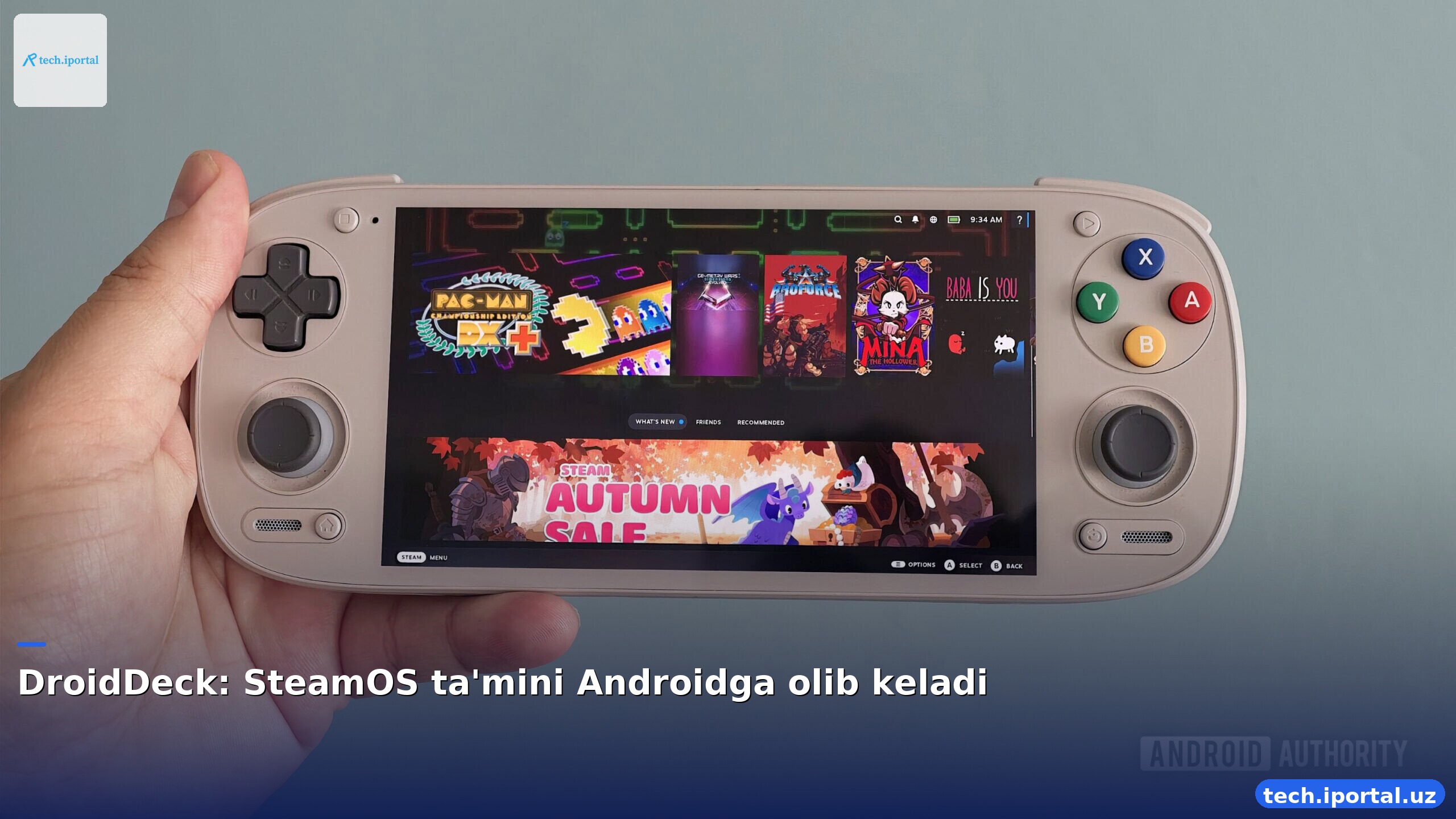 DroidDeck: SteamOS ta'mini Androidga olib keladi