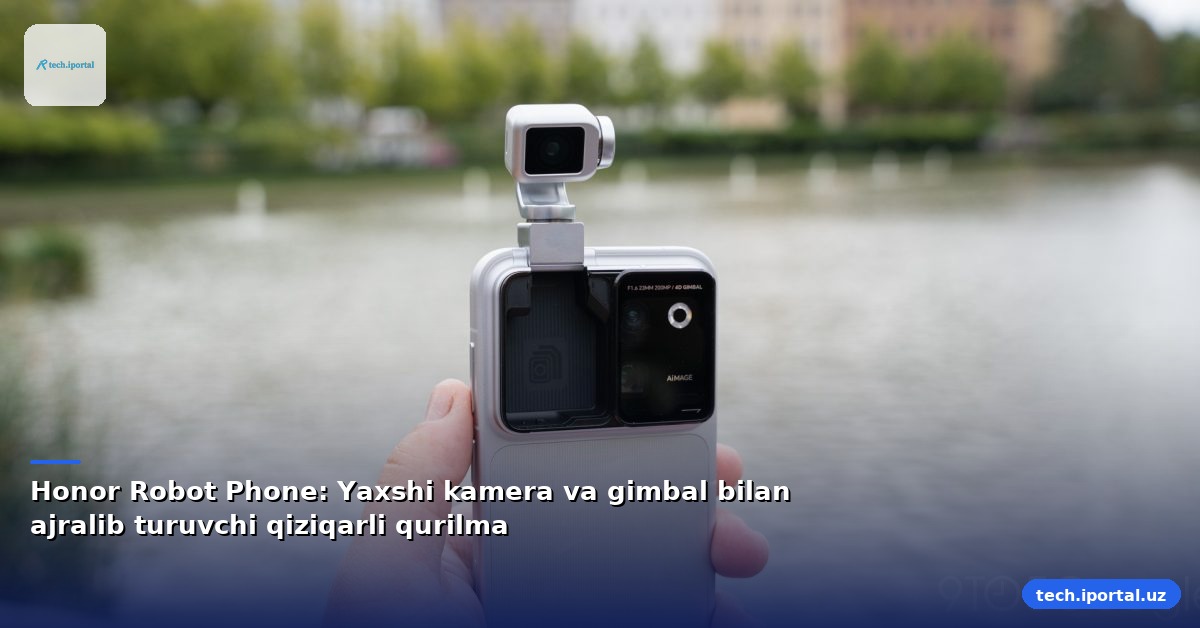 Honor Robot Phone: Yaxshi kamera va gimbal bilan ajralib turuvchi qiziqarli qurilma