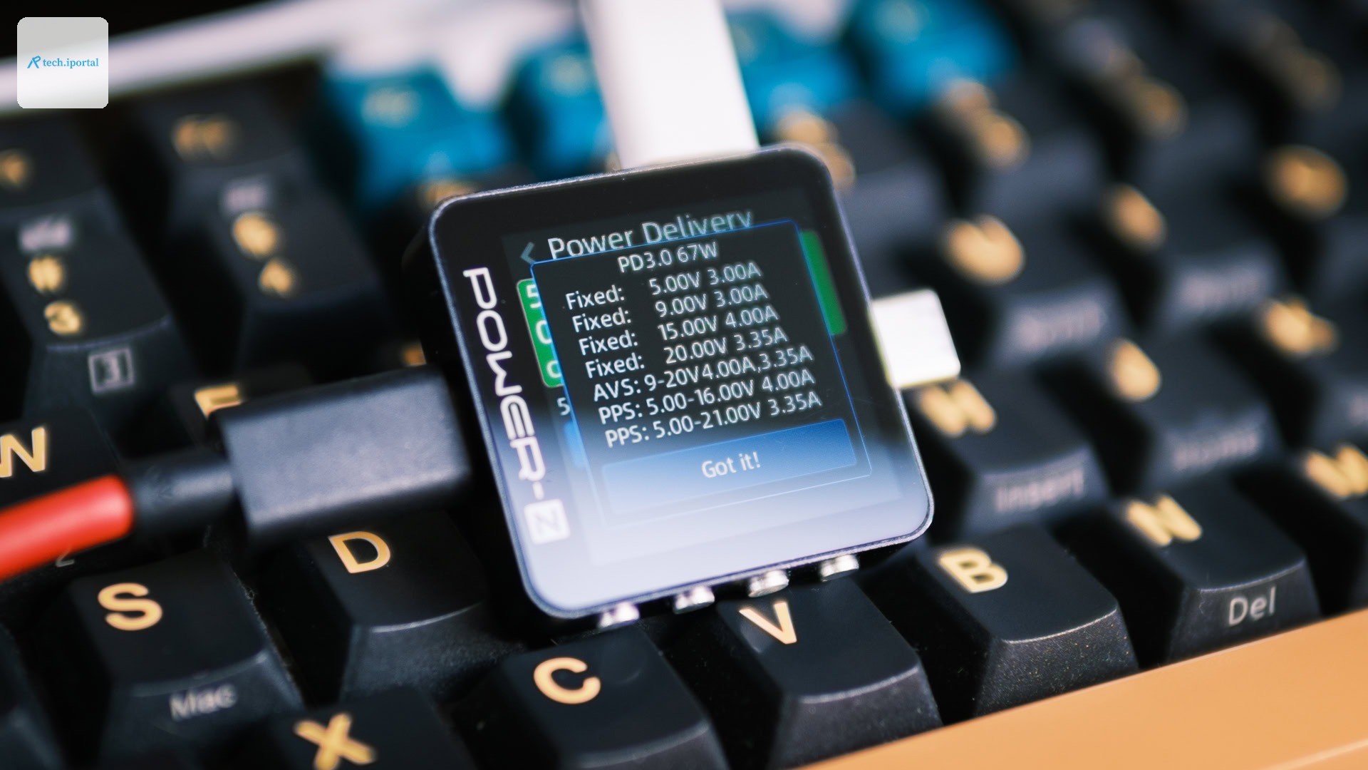 Google 67W charger USB PD support