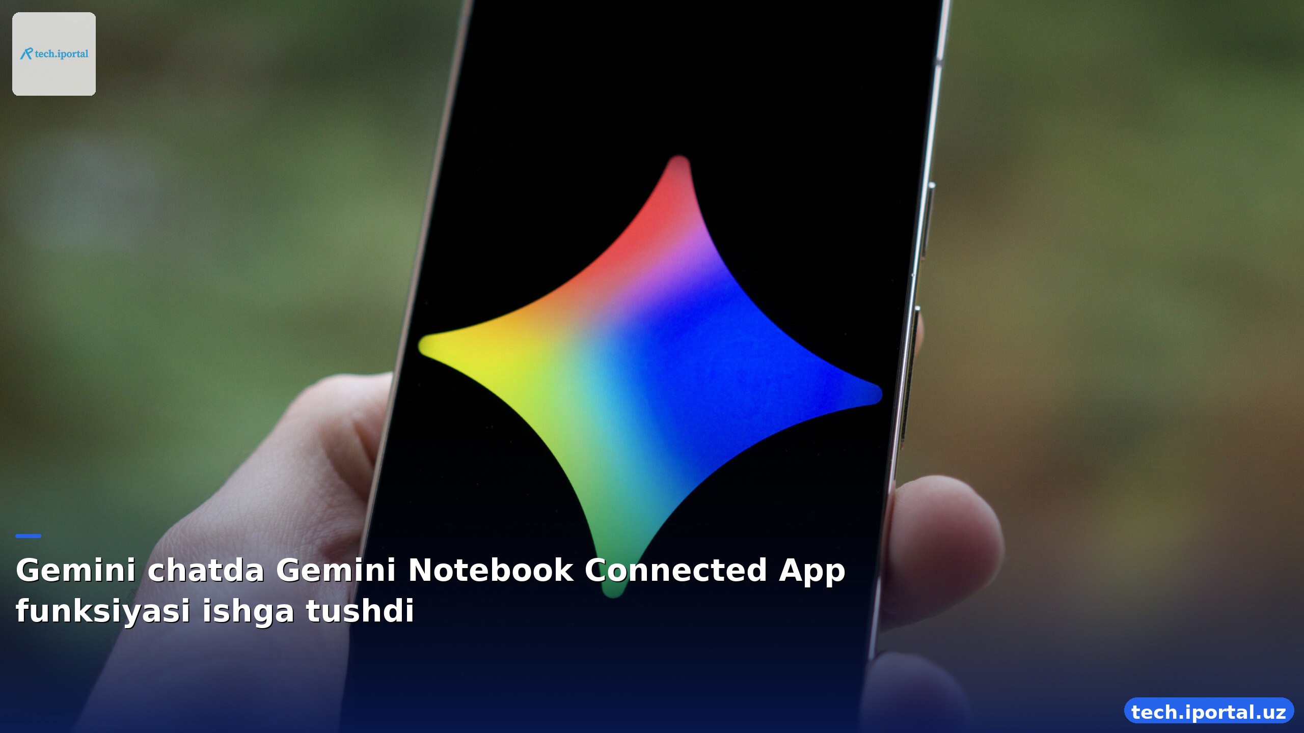 Gemini chatda Gemini Notebook Connected App funksiyasi ishga tushdi
