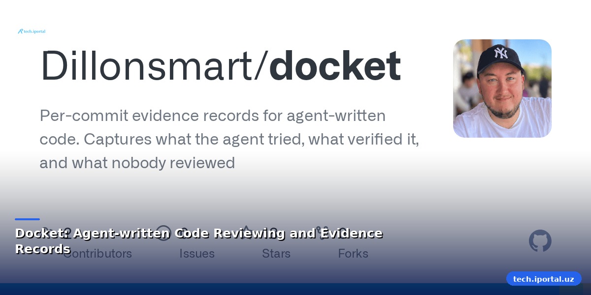 Docket: Agent-written Code Reviewing and Evidence Records