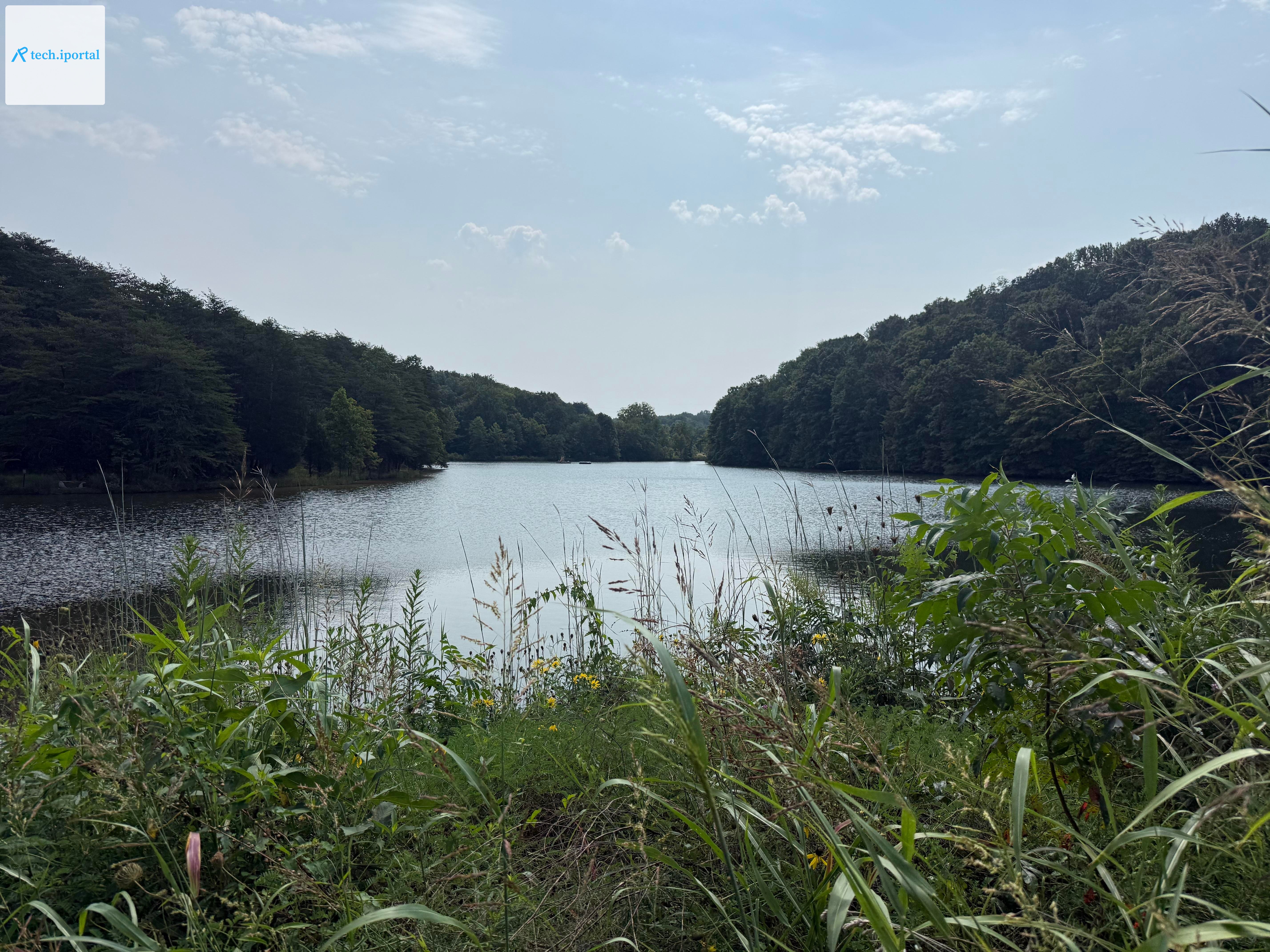The river near Laura Lin’s house in Lanesville, Indiana, flooded after a recent rain. New technology could provide residents with quicker warnings when the threat arises.