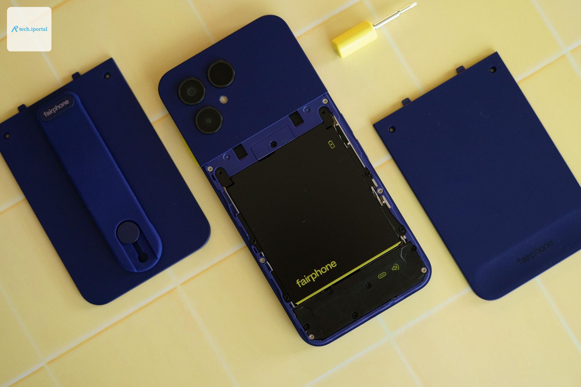 Fairphone 6 Plus shown with two back plate options
