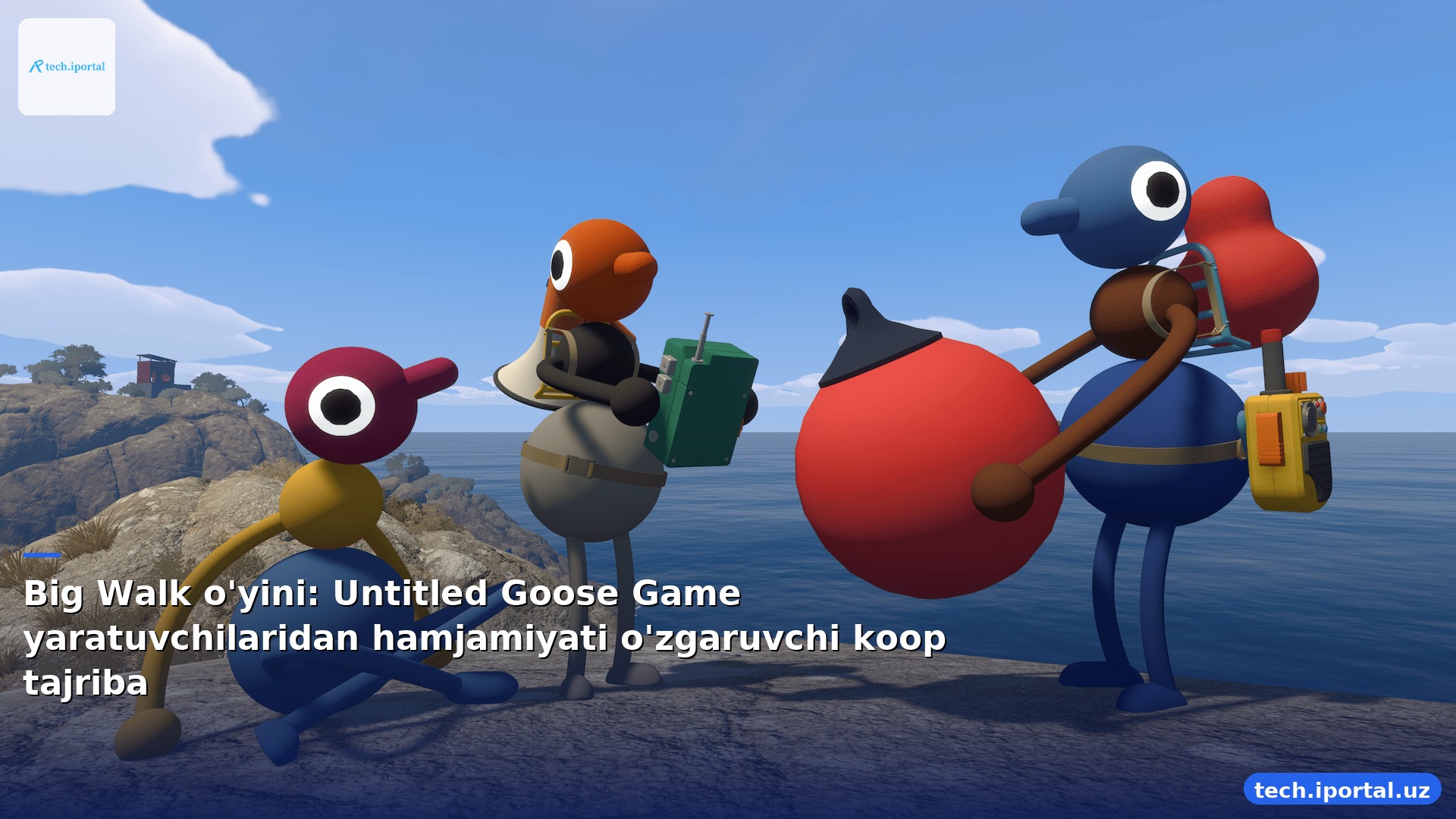 Big Walk o'yini: Untitled Goose Game yaratuvchilaridan hamjamiyati o'zgaruvchi koop tajriba