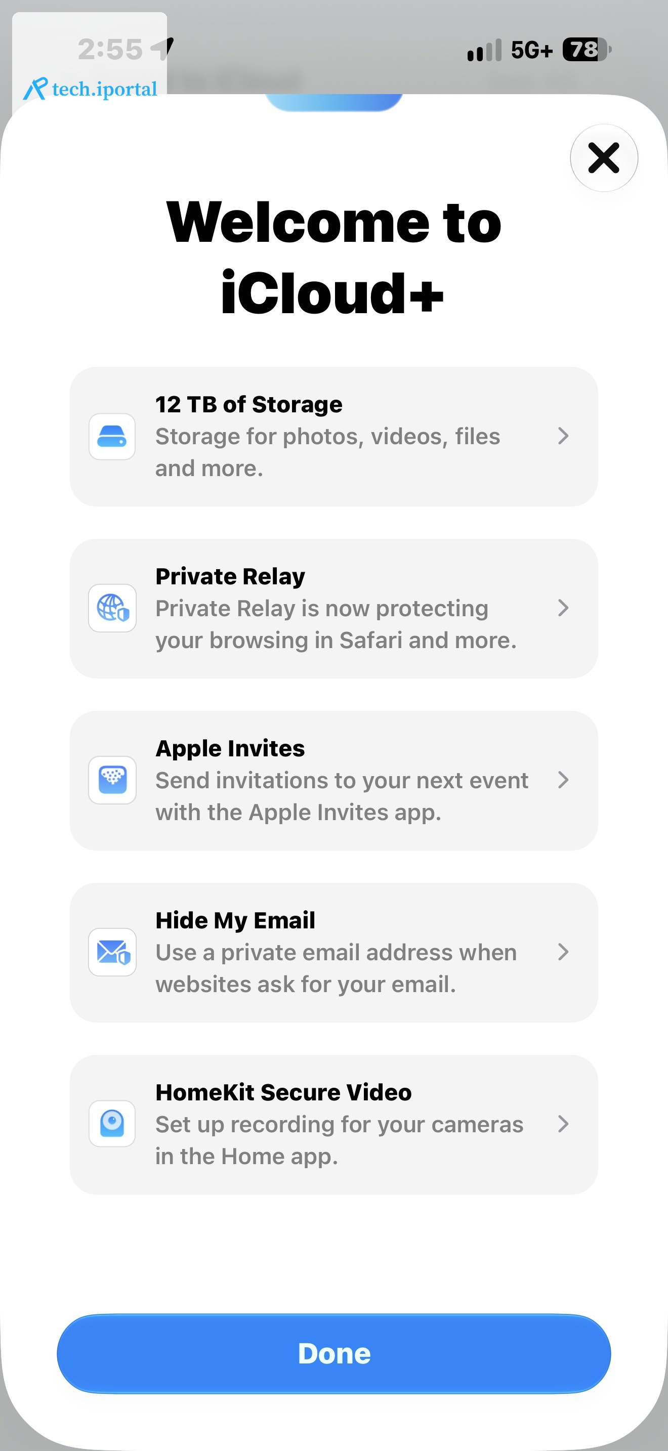 <em>The iCloud Plus plans offer other benefits.</em>