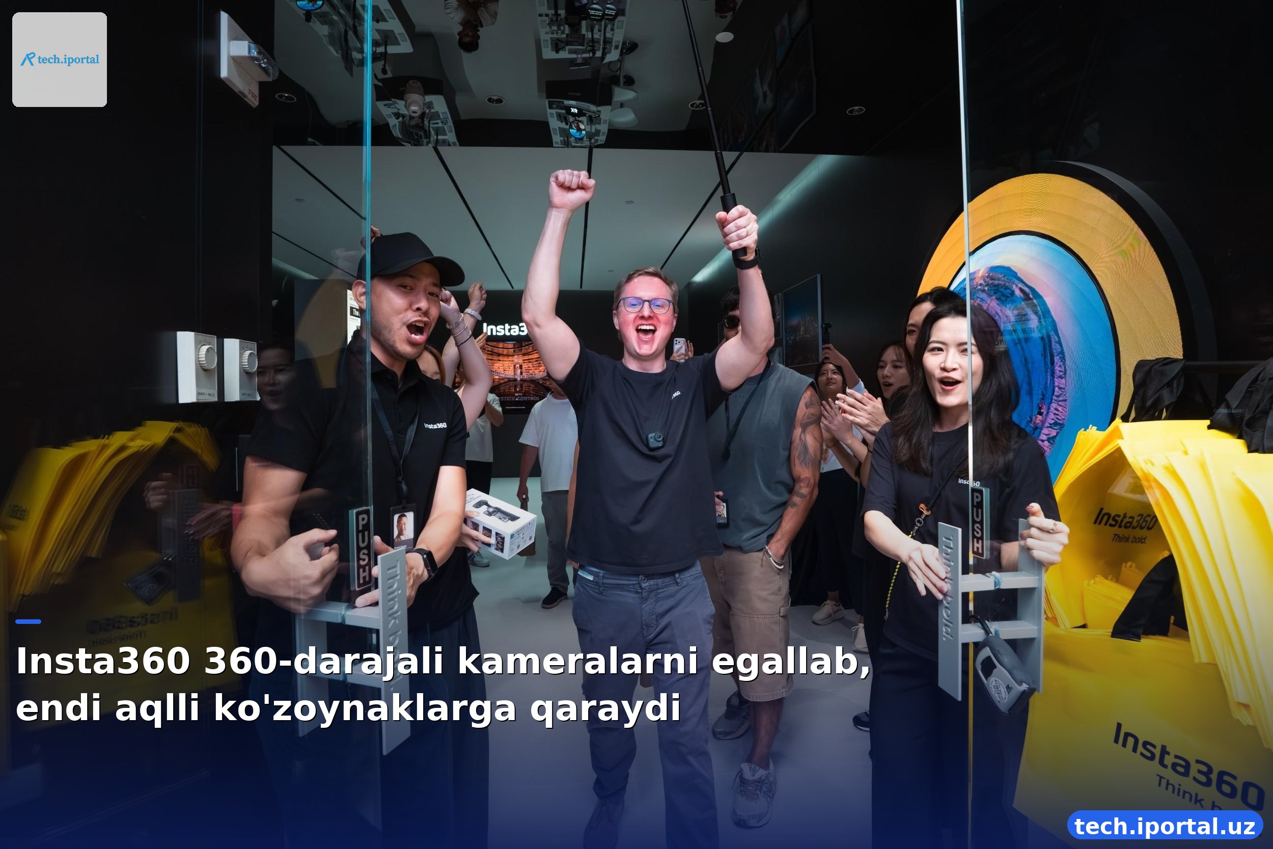 Insta360 360-darajali kameralarni egallab, endi aqlli ko'zoynaklarga qaraydi