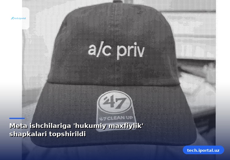 Meta ishchilariga 'hukumiy maxfiylik' shapkalari topshirildi