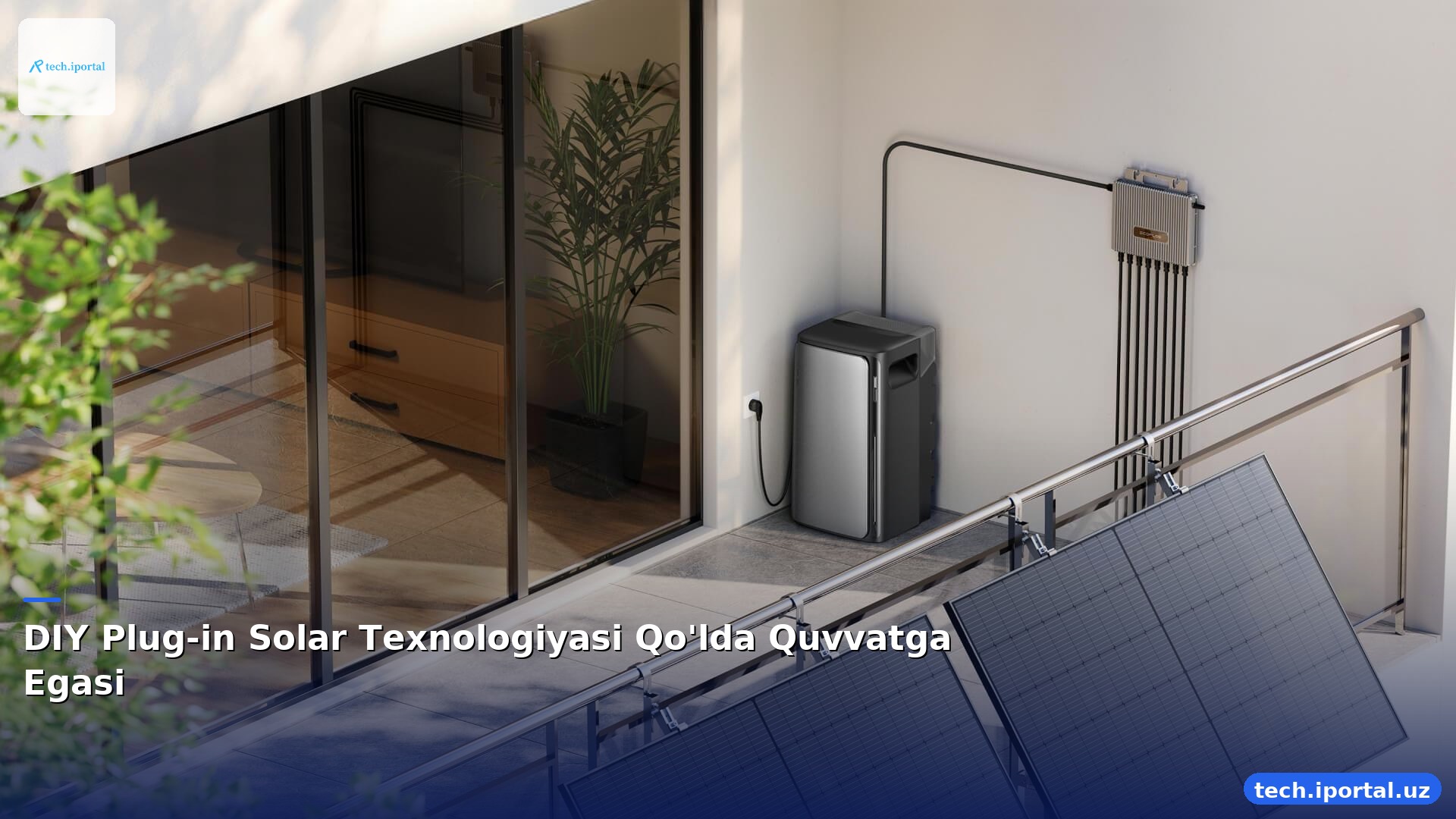 DIY Plug-in Solar Texnologiyasi Qo'lda Quvvatga Egasi