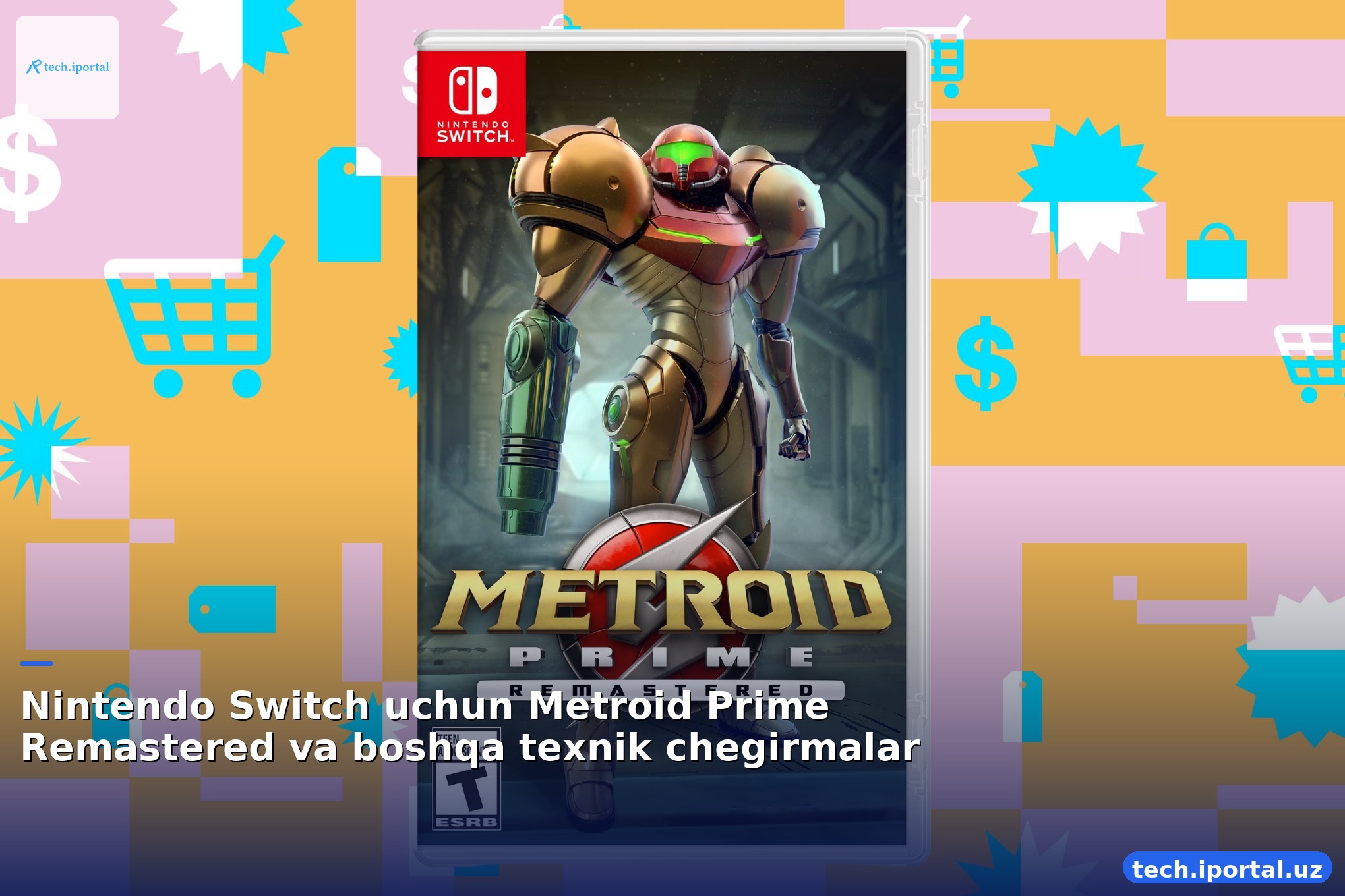 Nintendo Switch uchun Metroid Prime Remastered va boshqa texnik chegirmalar