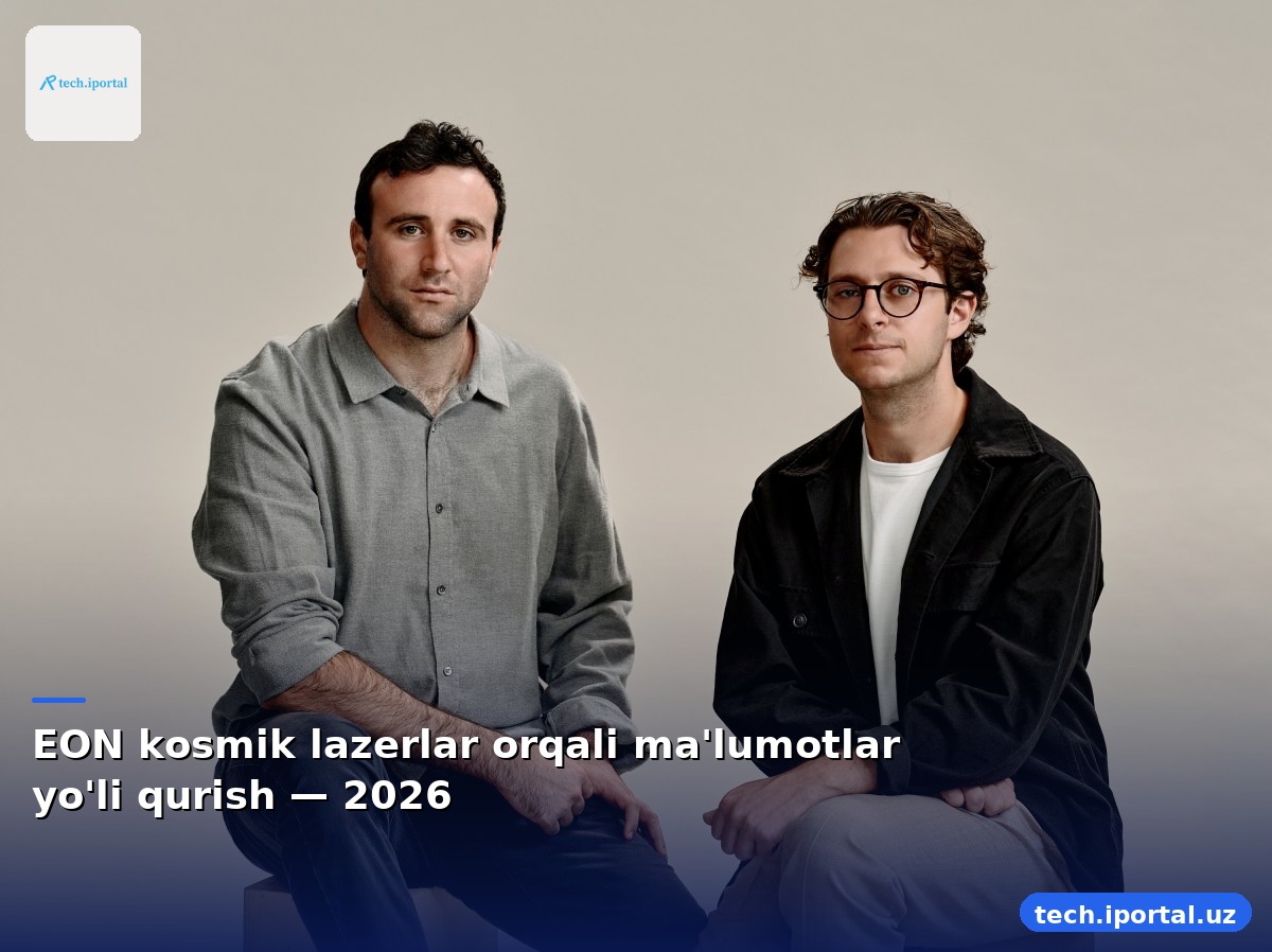 EON kosmik lazerlar orqali ma'lumotlar yo'li qurish — 2026