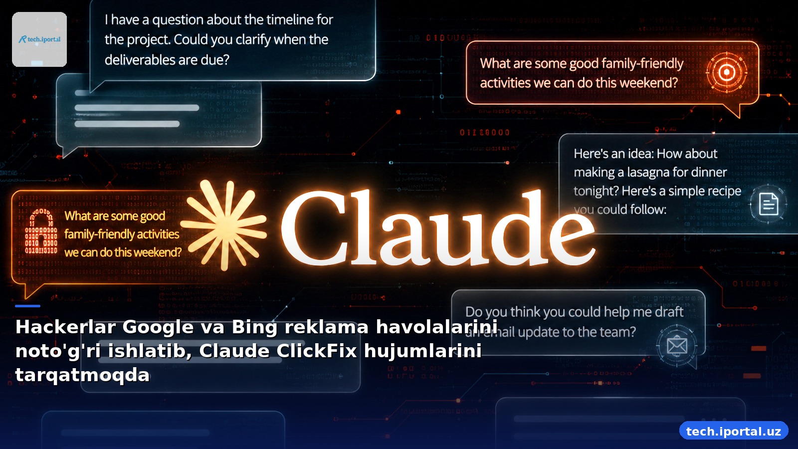 Hackerlar Google va Bing reklama havolalarini noto'g'ri ishlatib, Claude ClickFix hujumlarini tarqatmoqda