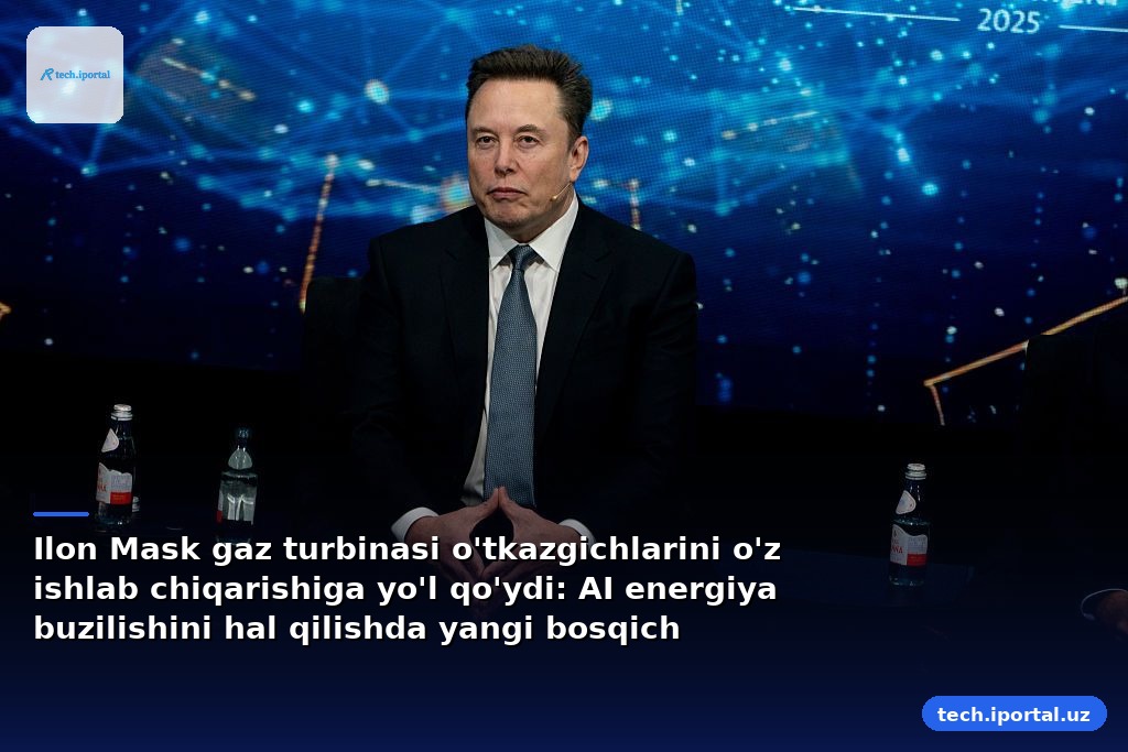 Ilon Mask gaz turbinasi o'tkazgichlarini o'z ishlab chiqarishiga yo'l qo'ydi: AI energiya buzilishini hal qilishda yangi bosqich
