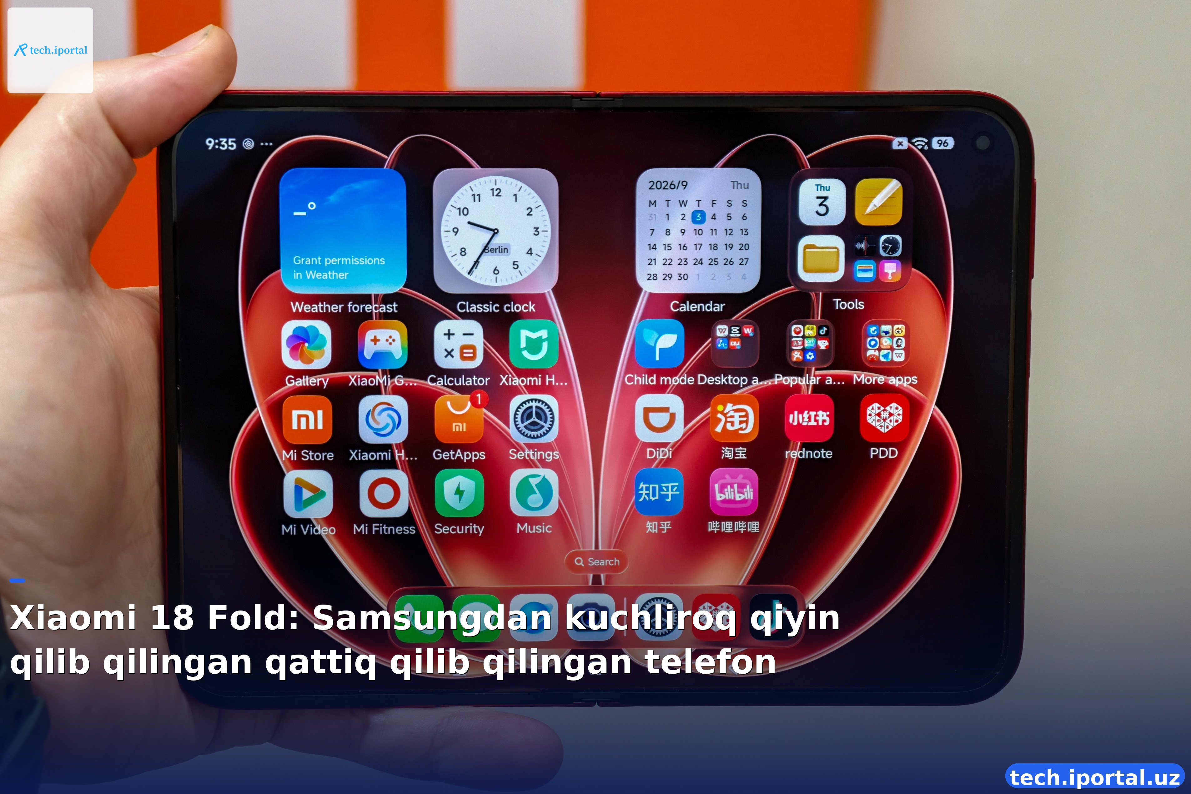 Xiaomi 18 Fold: Samsungdan kuchliroq qiyin qilib qilingan qattiq qilib qilingan telefon