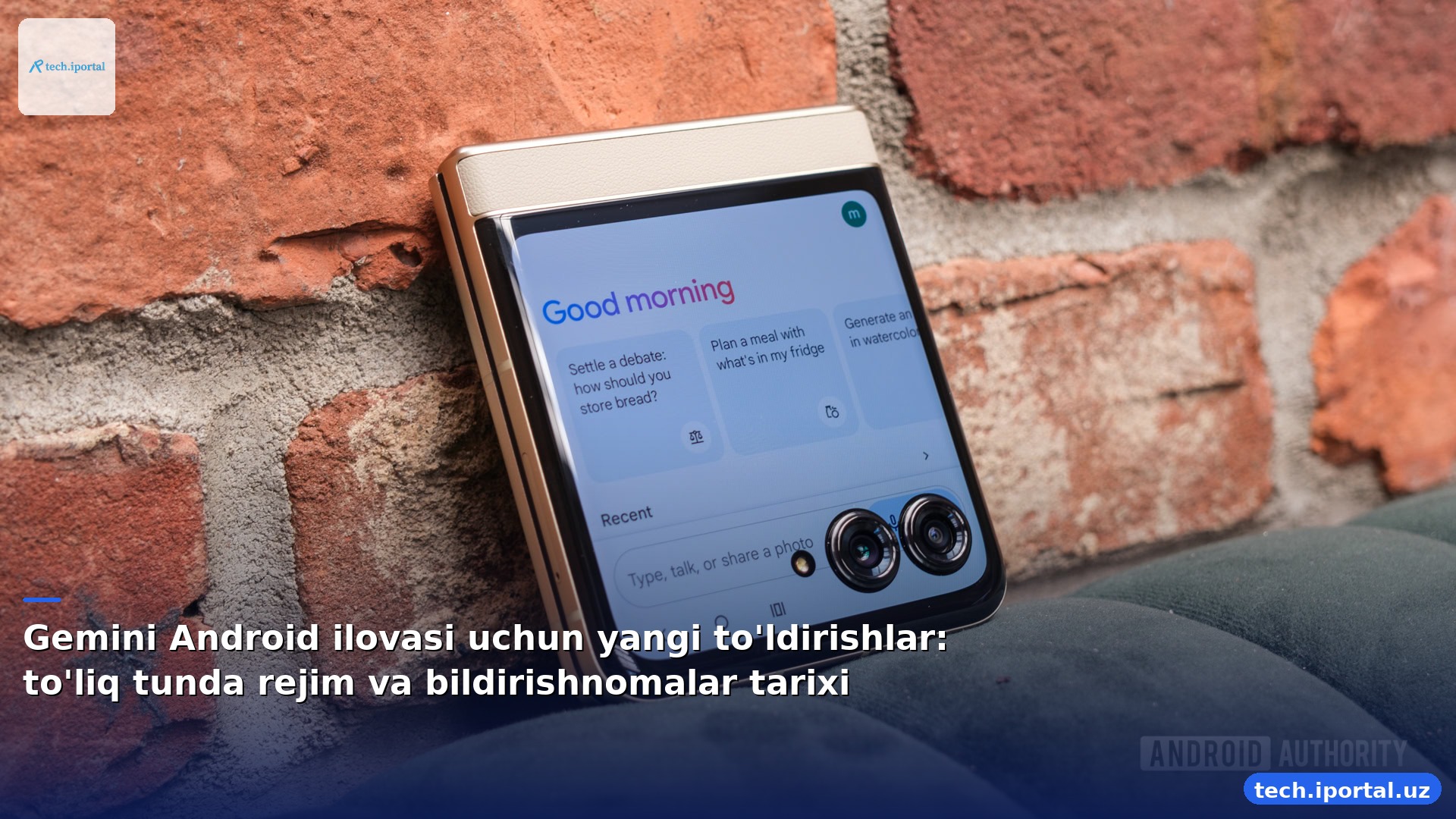 Gemini Android ilovasi uchun yangi to'ldirishlar: to'liq tunda rejim va bildirishnomalar tarixi