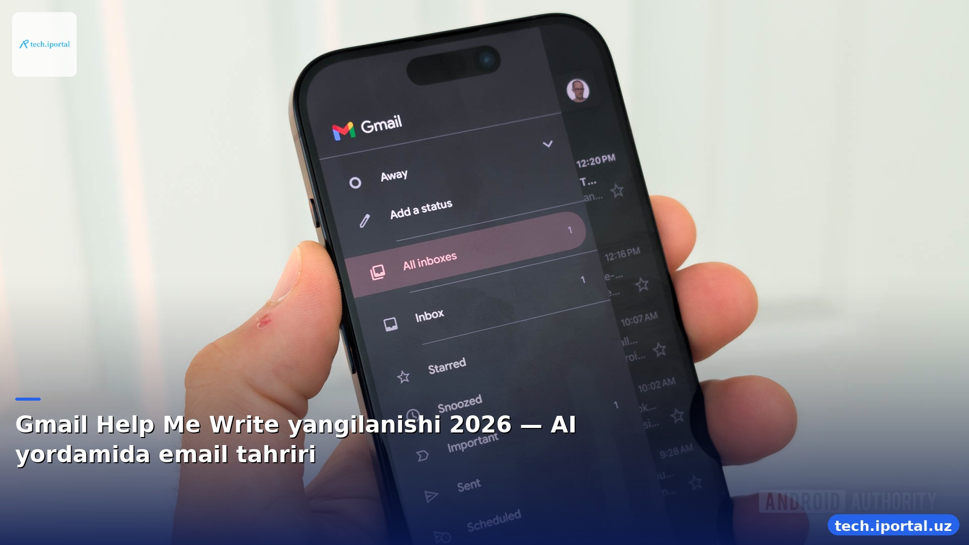 Gmail Help Me Write yangilanishi 2026 — AI yordamida email tahriri