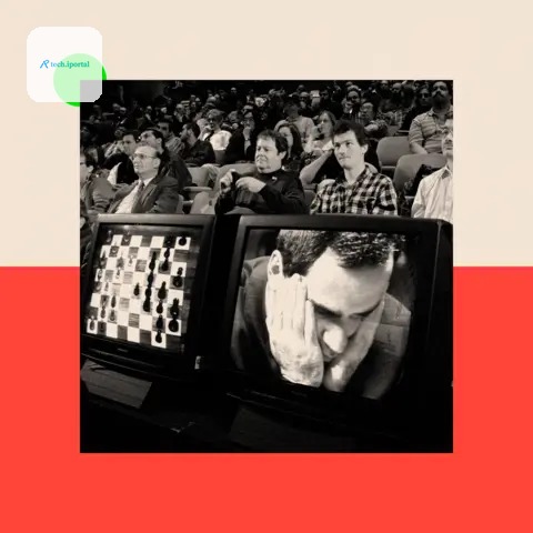 BBC A treated image of Garry Casparov losing chess to a computer