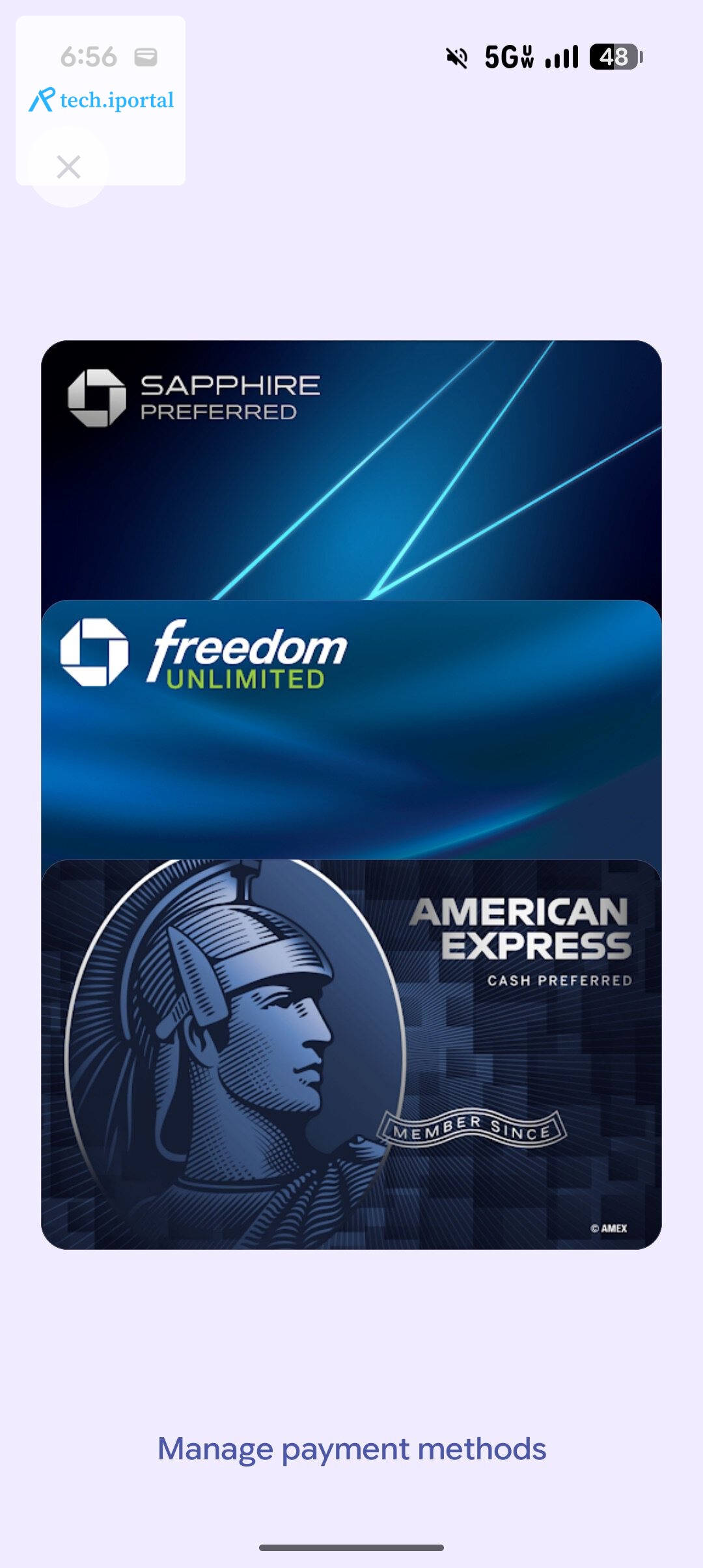 Google Wallet New Layout 2