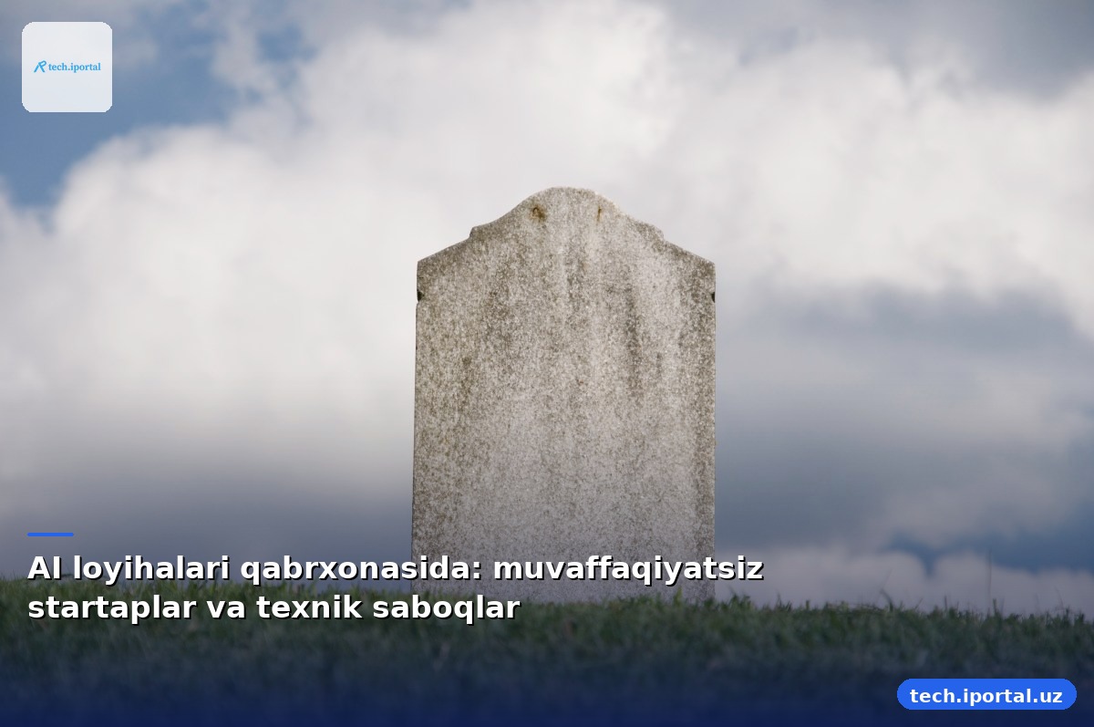 AI loyihalari qabrxonasida: muvaffaqiyatsiz startaplar va texnik saboqlar