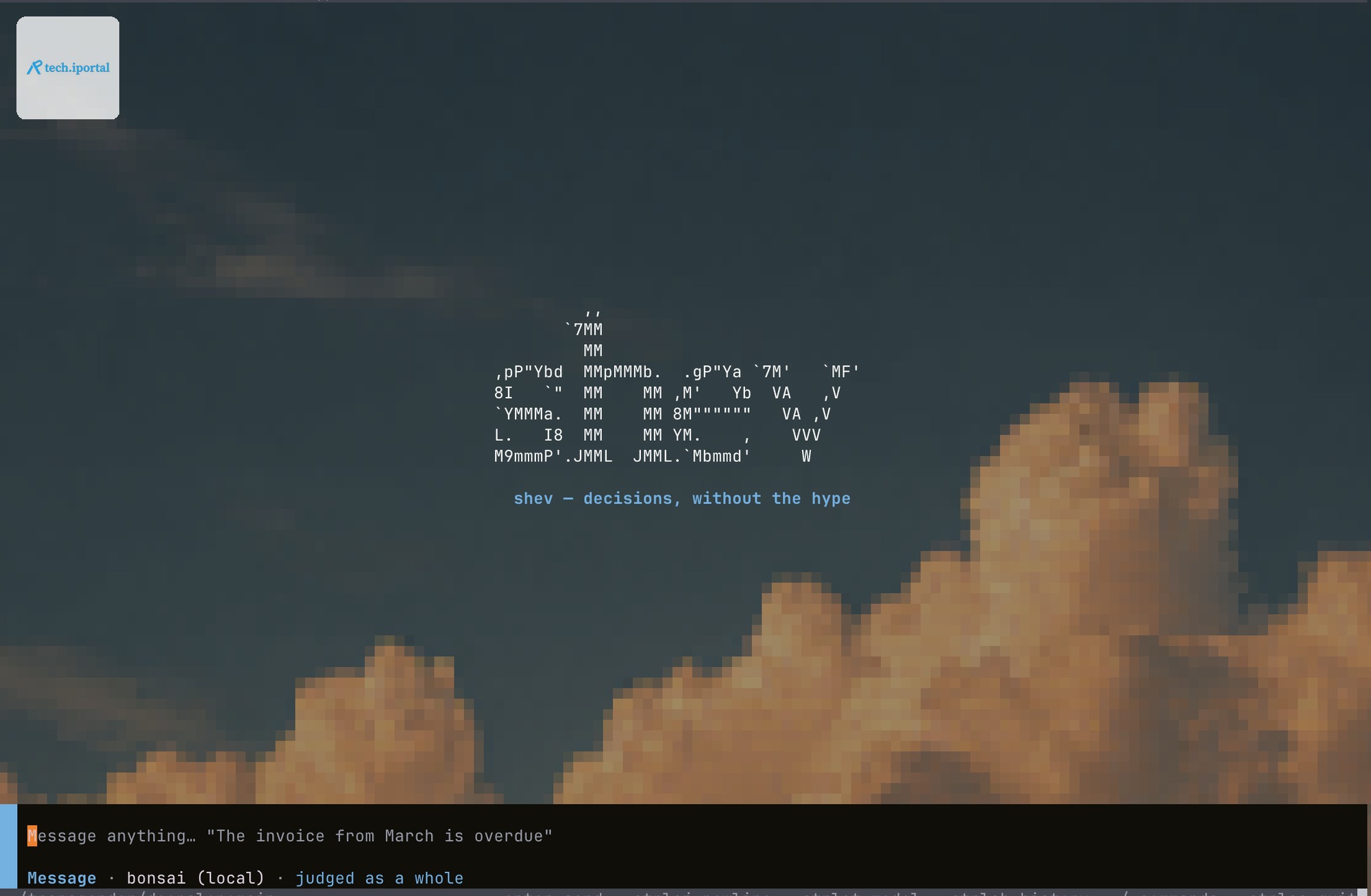 shev home screen