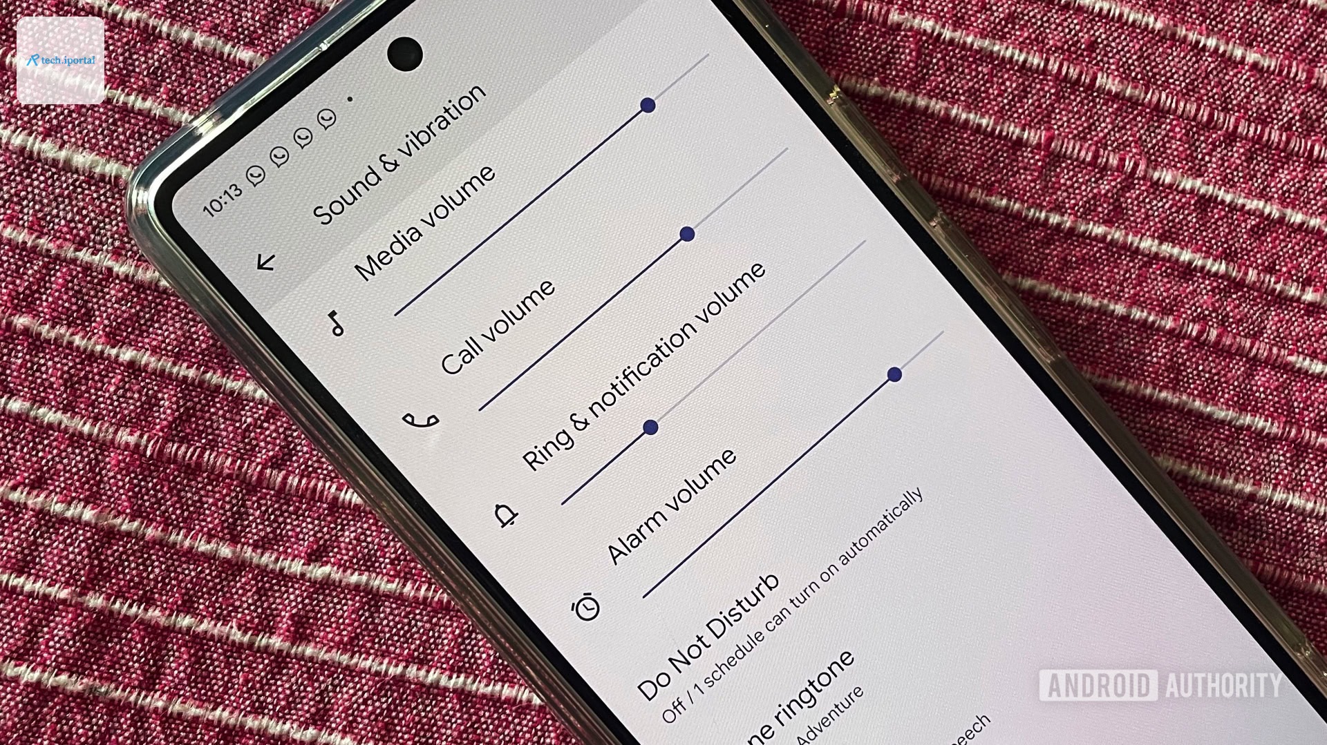 Pixel Ringtone volume