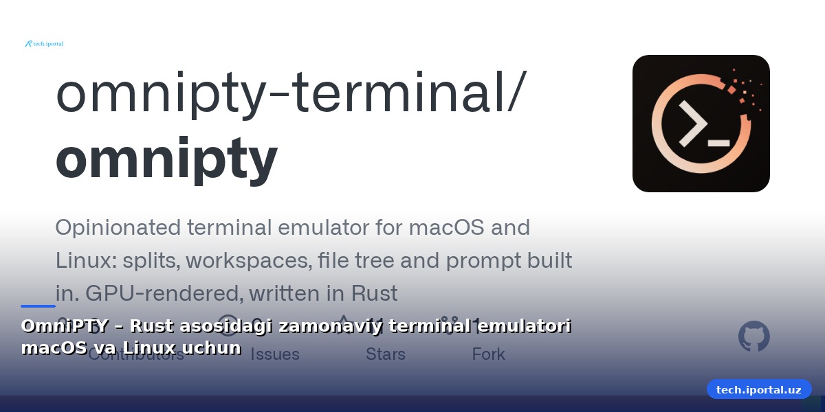OmniPTY – Rust asosidagi zamonaviy terminal emulatori macOS va Linux uchun