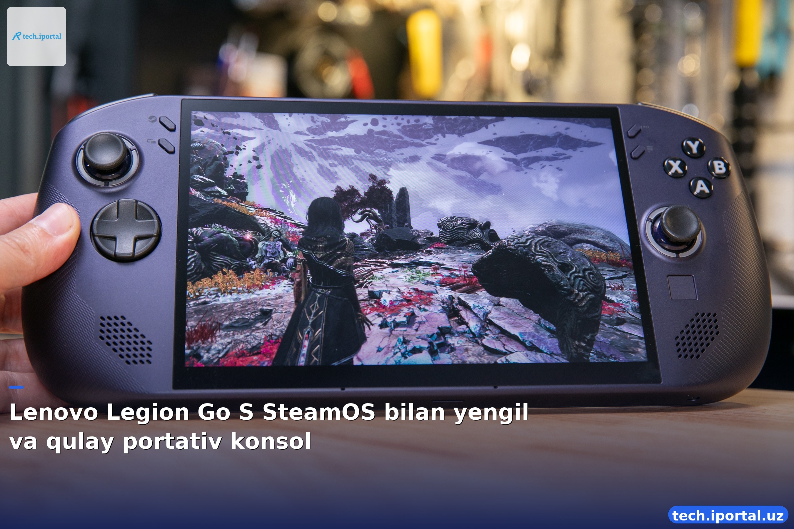 Lenovo Legion Go S SteamOS bilan yengil va qulay portativ konsol