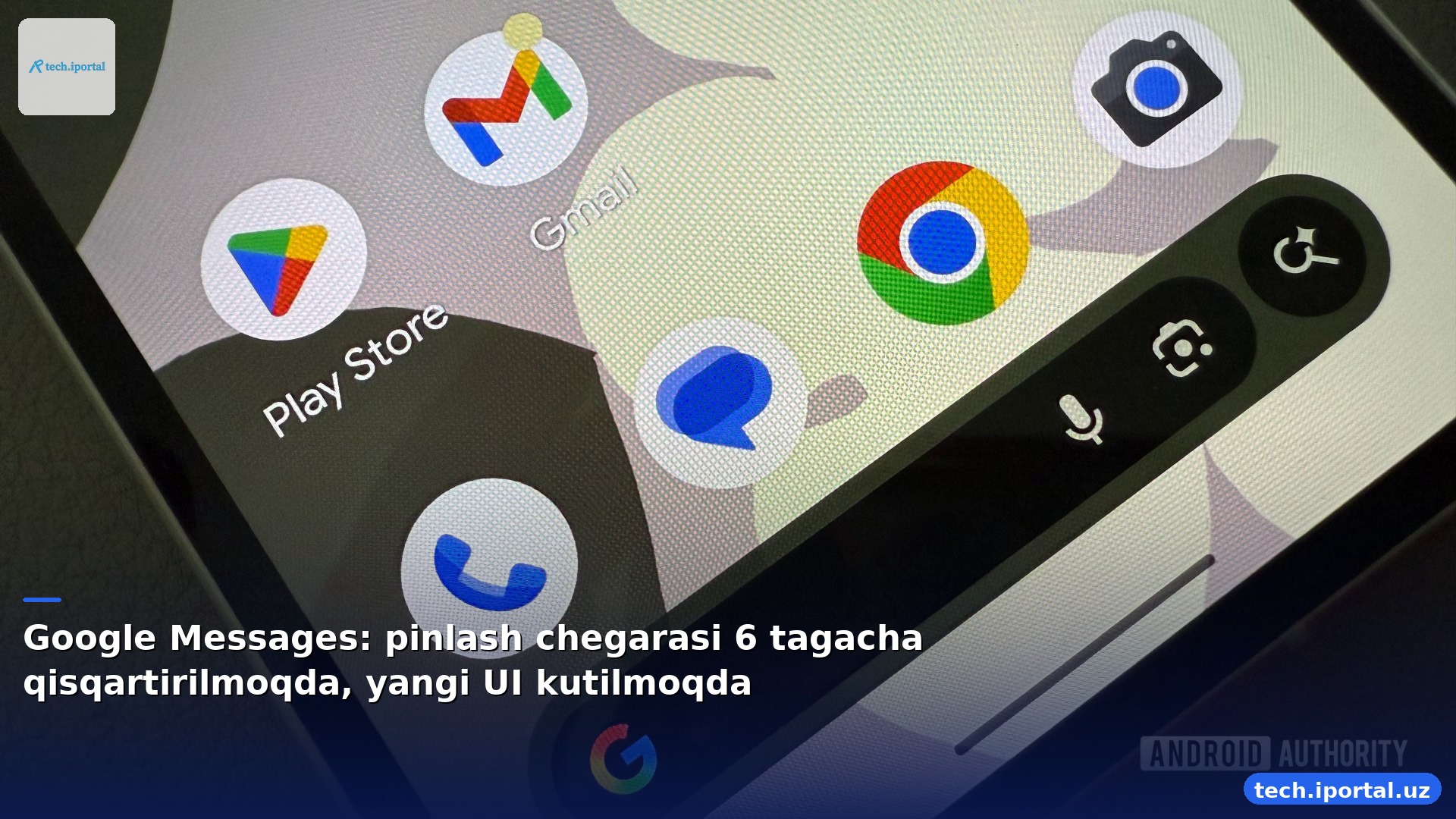 Google Messages: pinlash chegarasi 6 tagacha qisqartirilmoqda, yangi UI kutilmoqda