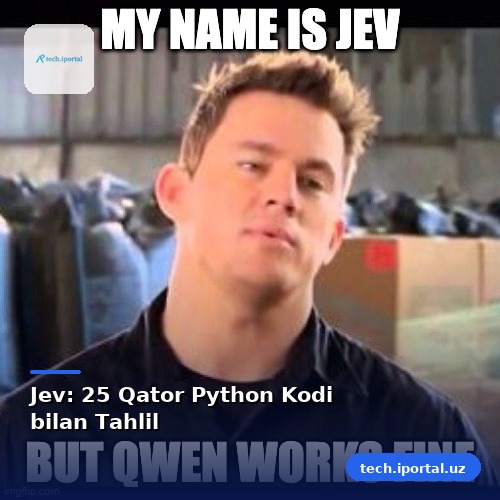 Jev: 25 Qator Python Kodi bilan Tahlil
