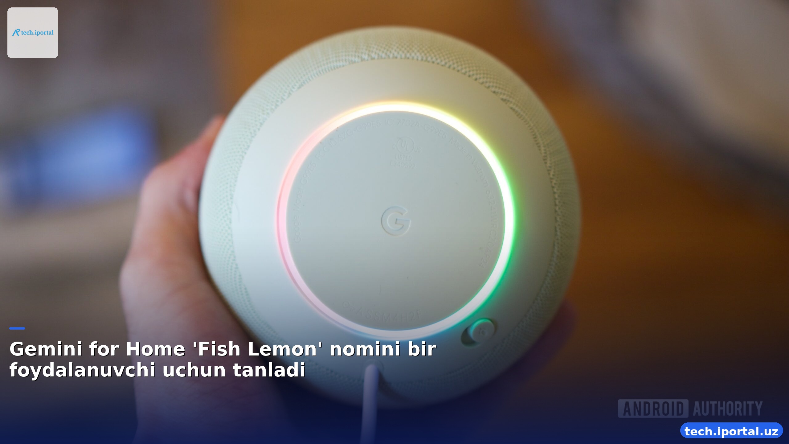 Gemini for Home 'Fish Lemon' nomini bir foydalanuvchi uchun tanladi